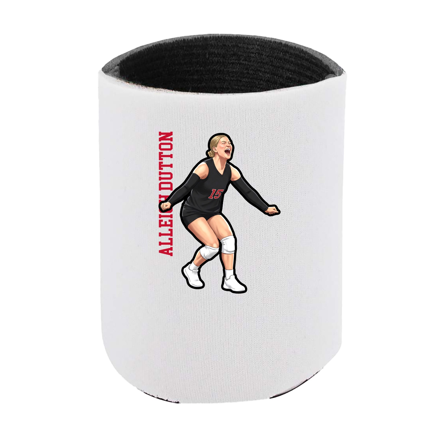 Can Holder — Name Vertical in White