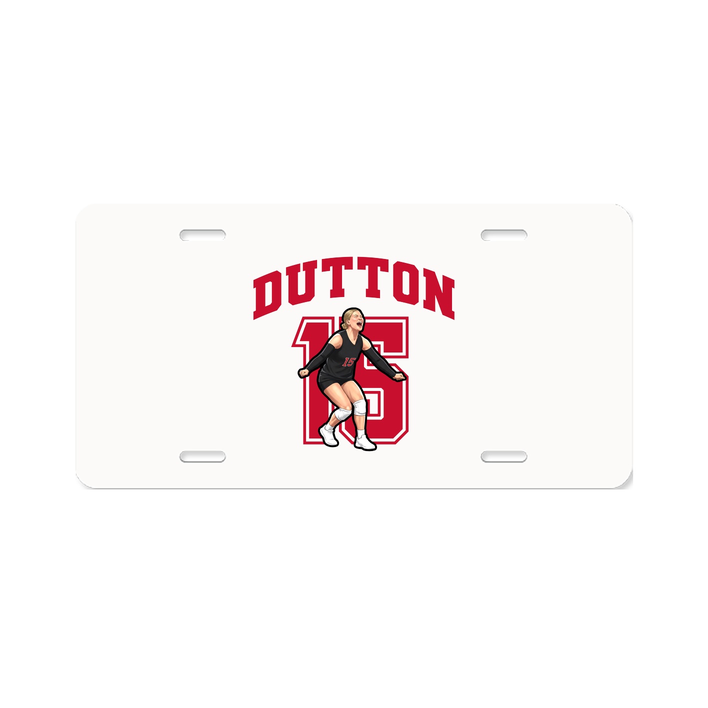 License Plate — Number in Classic