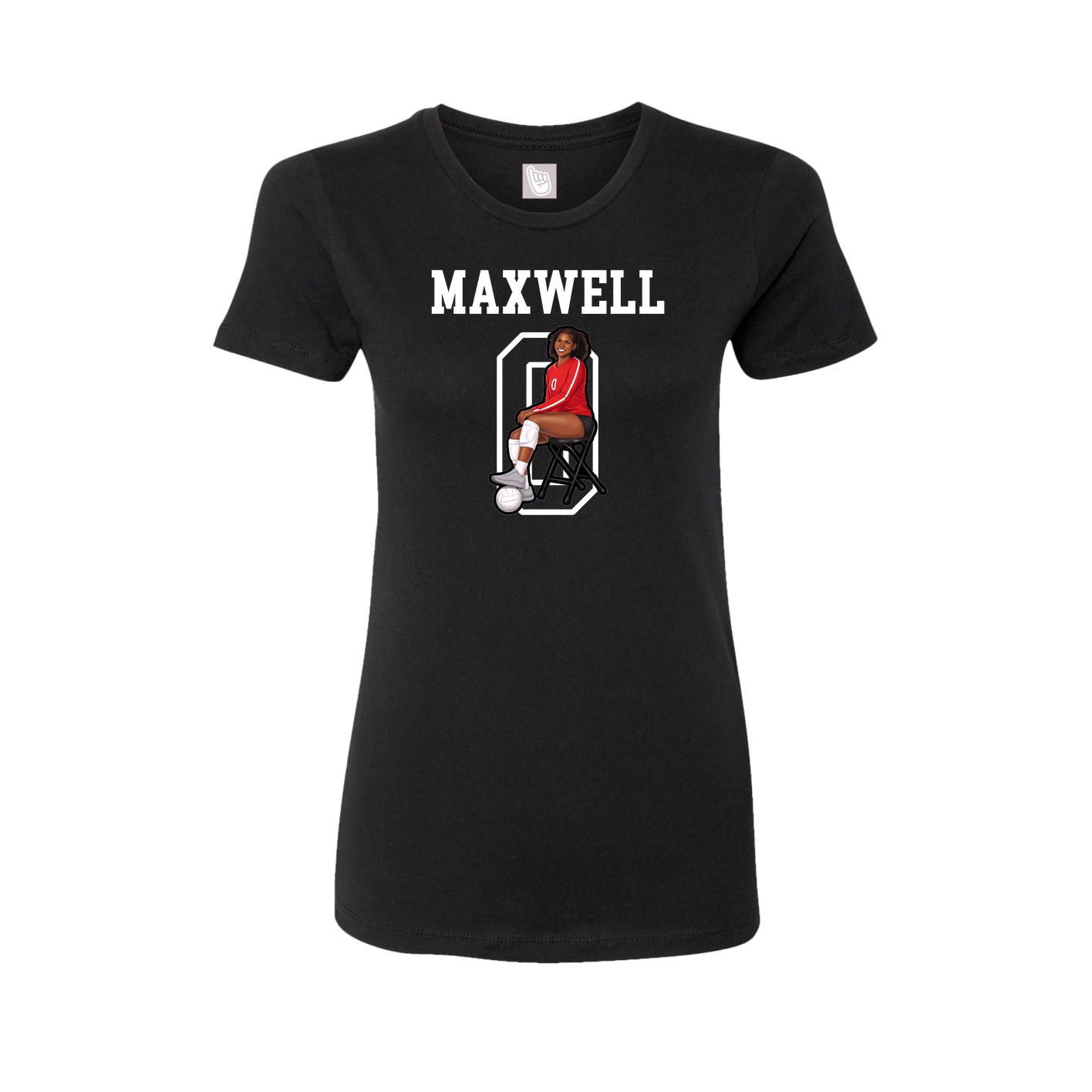Fitted Women's Tee — Shirsey in Black