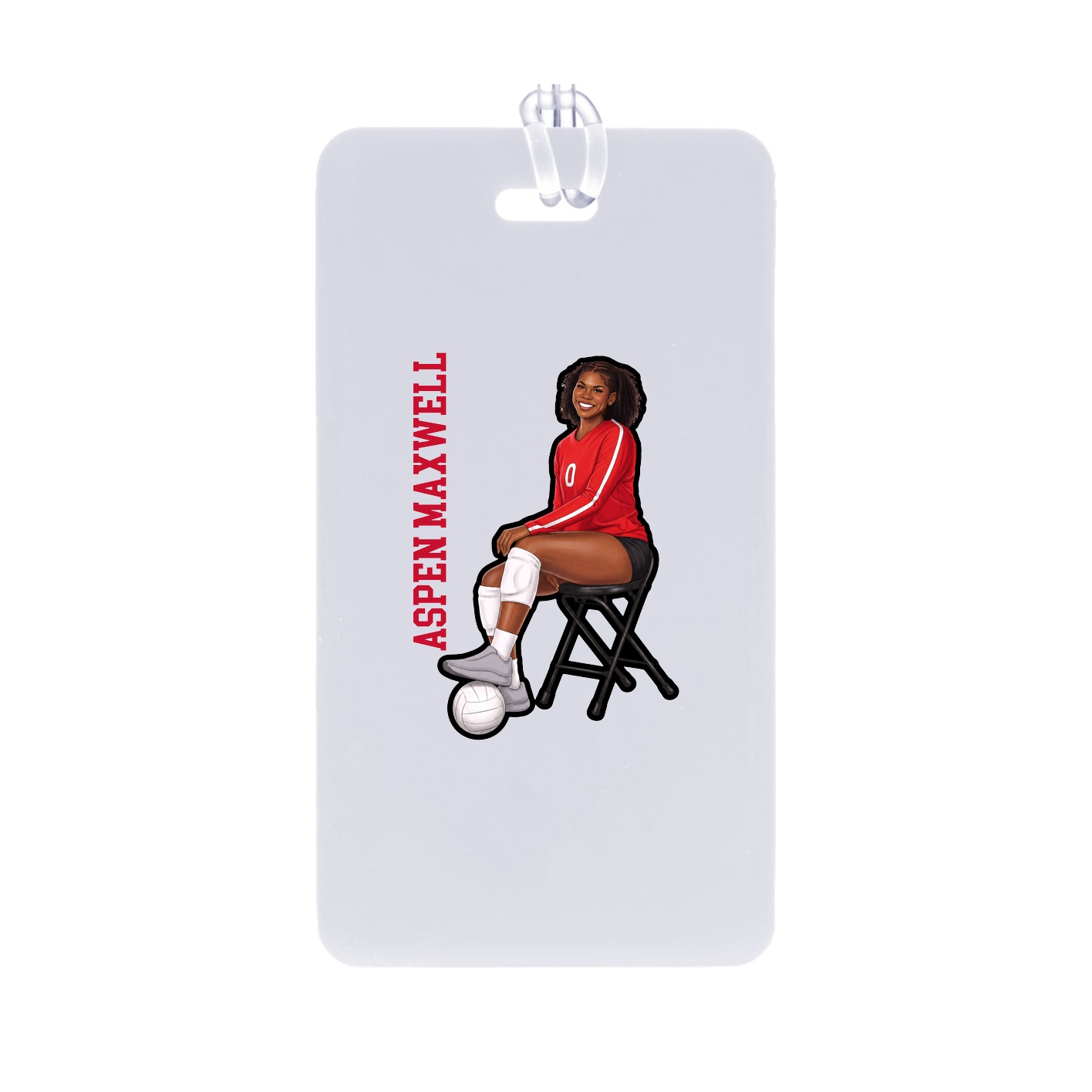 Bag Tag — Name Vertical in Classic