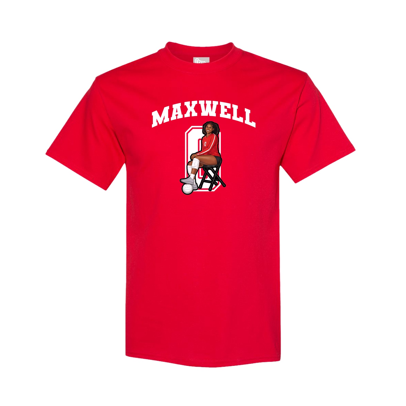 Youth Tee — Number in Red
