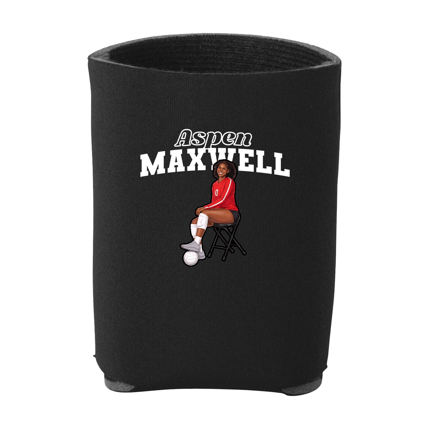 Can Holder — Name Arch in Black