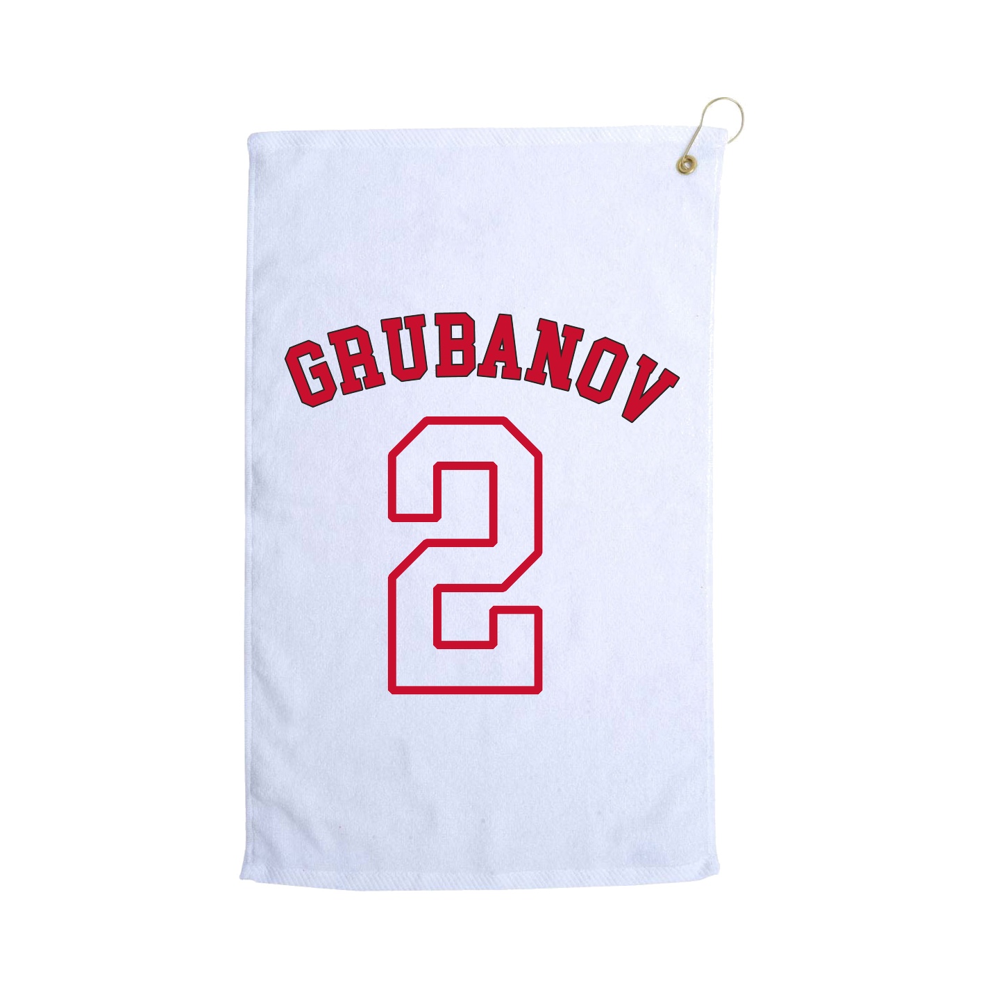 Golf Towel — Shirsey Arch in White