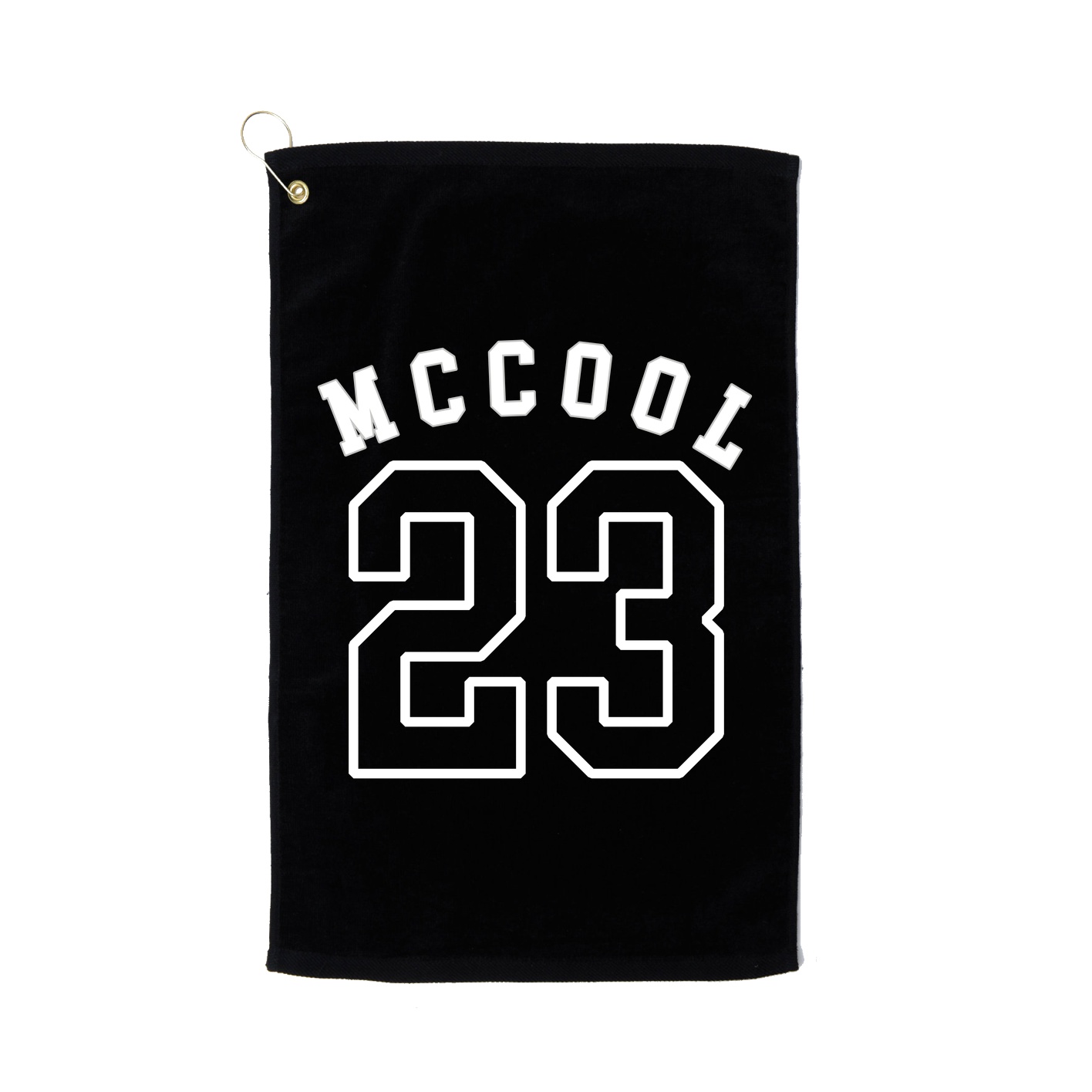Golf Towel — Shirsey Arch in Black