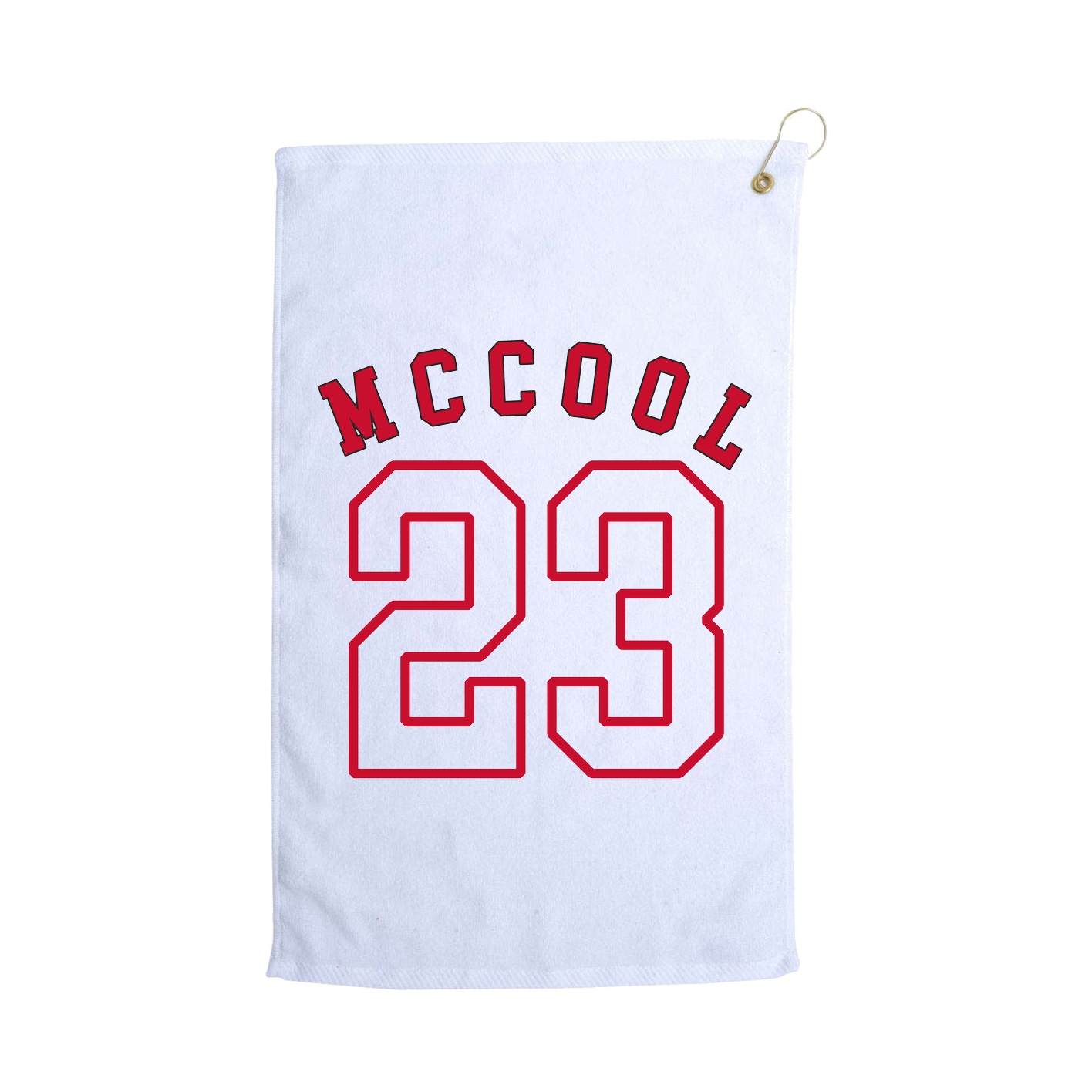 Golf Towel — Shirsey Arch in White