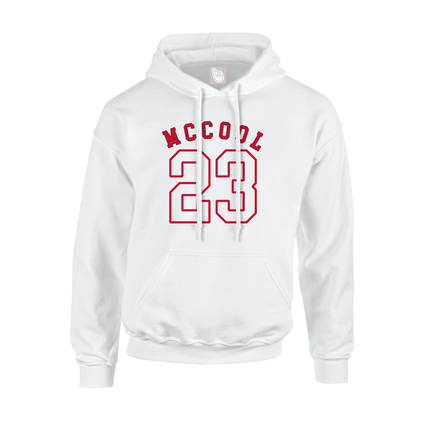Youth Hoodie — Shirsey Arch in White