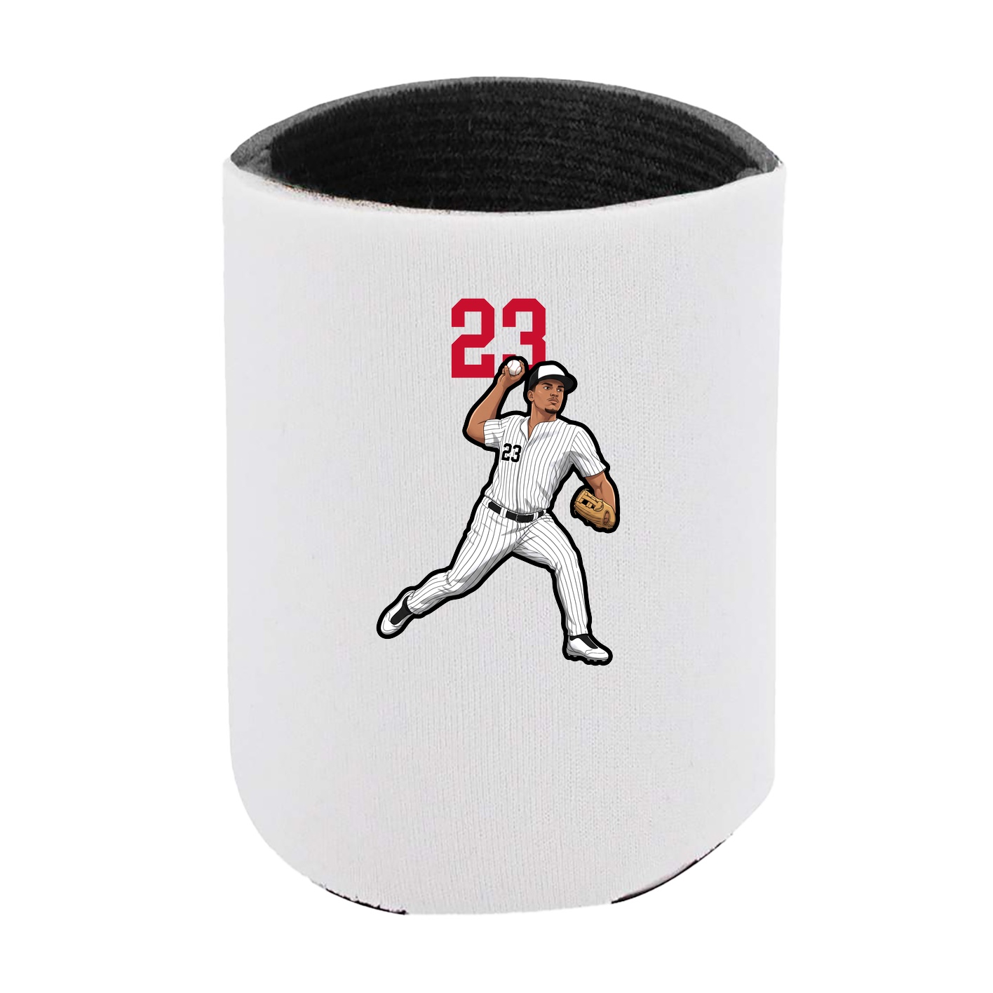 Can Holder — Number Top in White