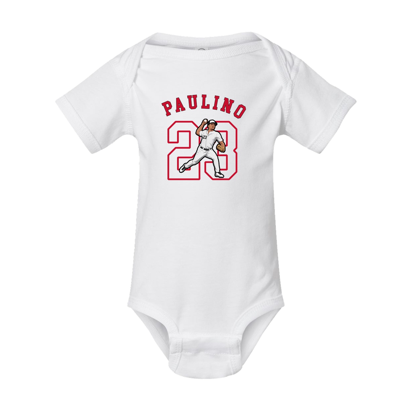Baby Onesie — Shirsey Arch in White