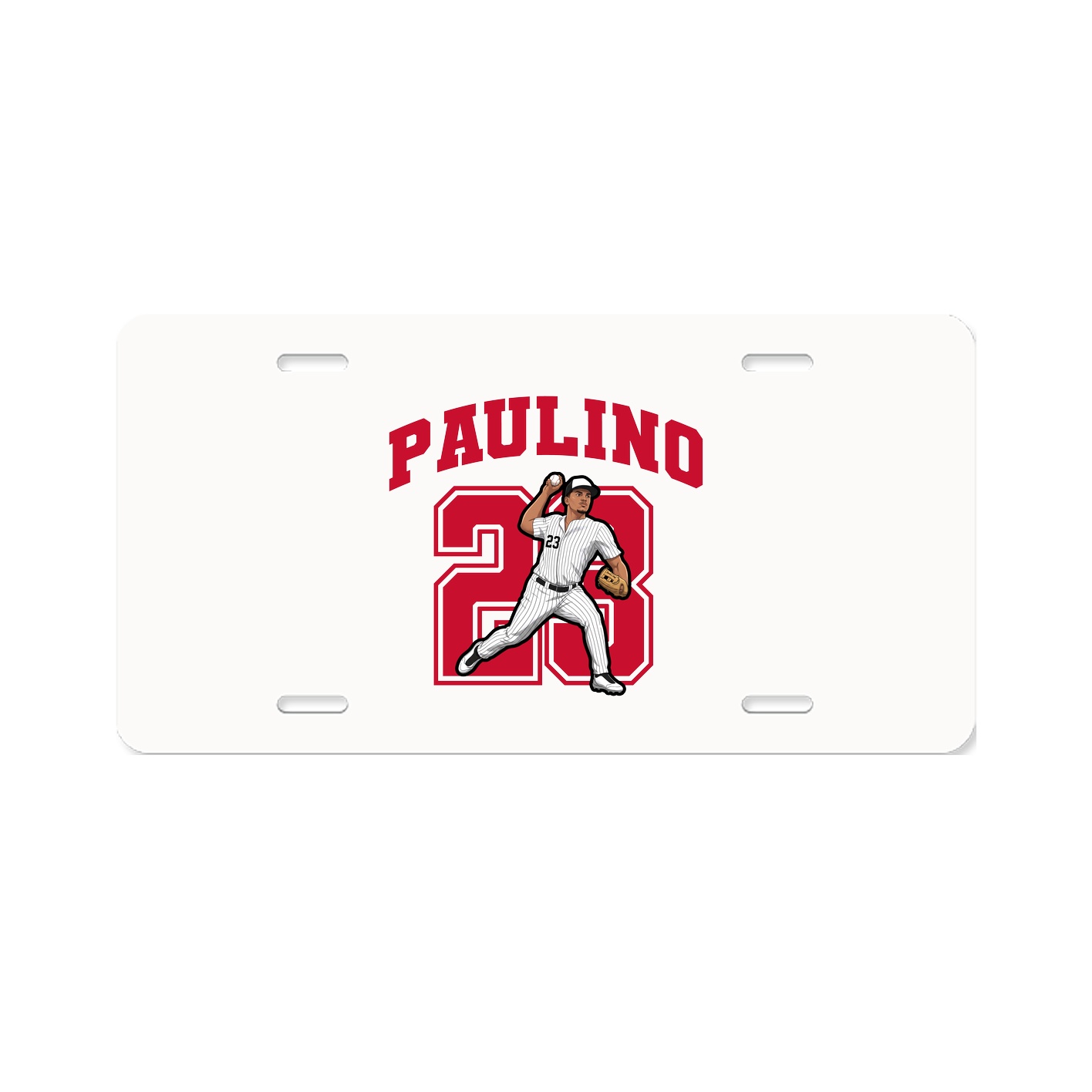 License Plate — Number in Classic