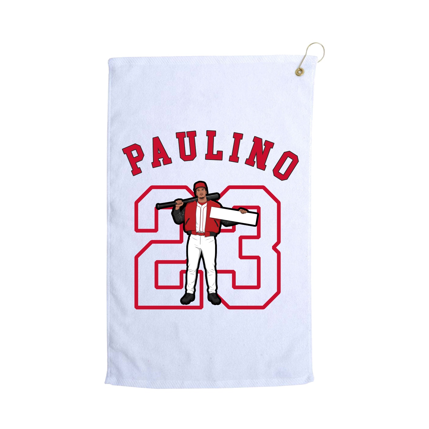Golf Towel — Shirsey Arch in White