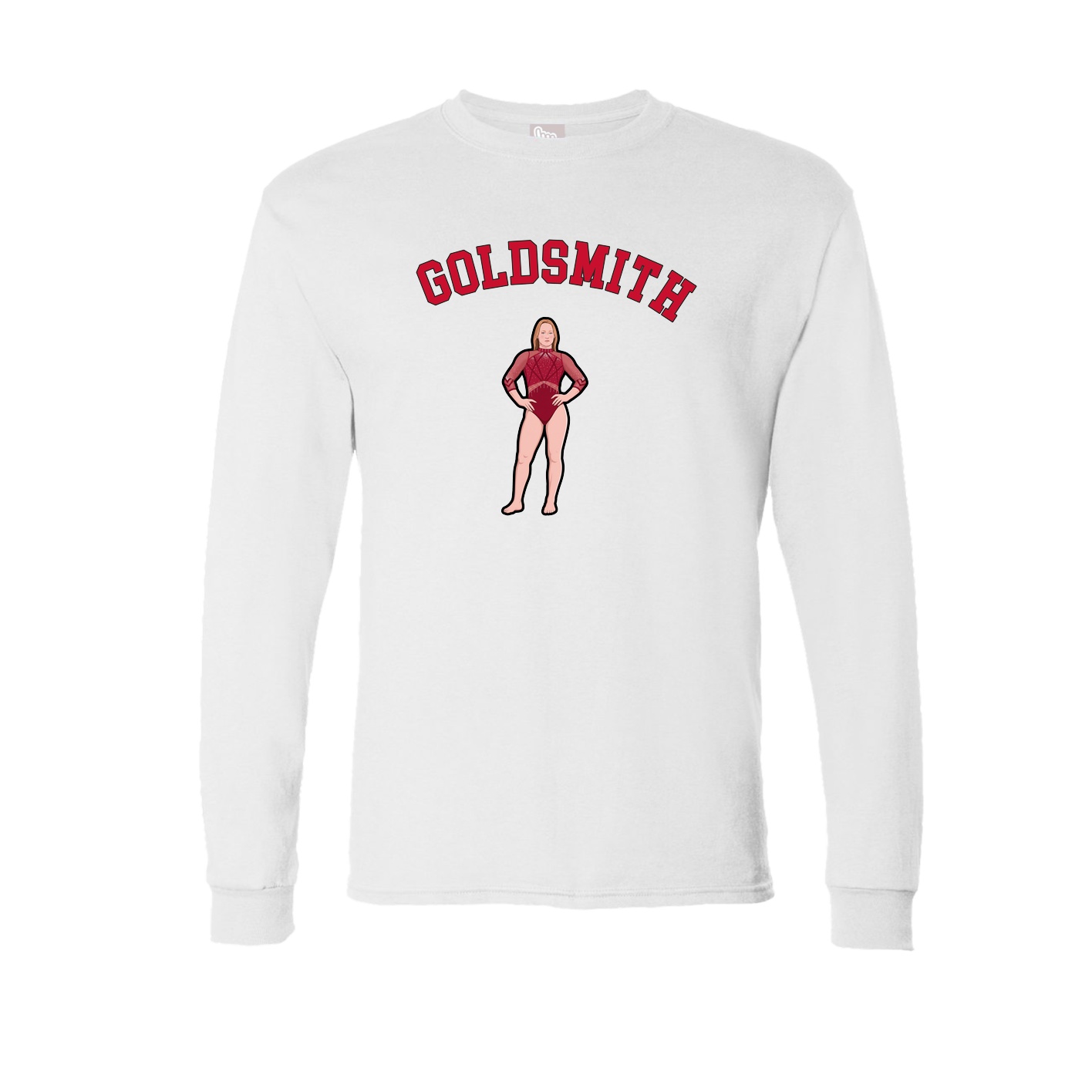 Long Sleeve Tee — Shirsey Arch in White