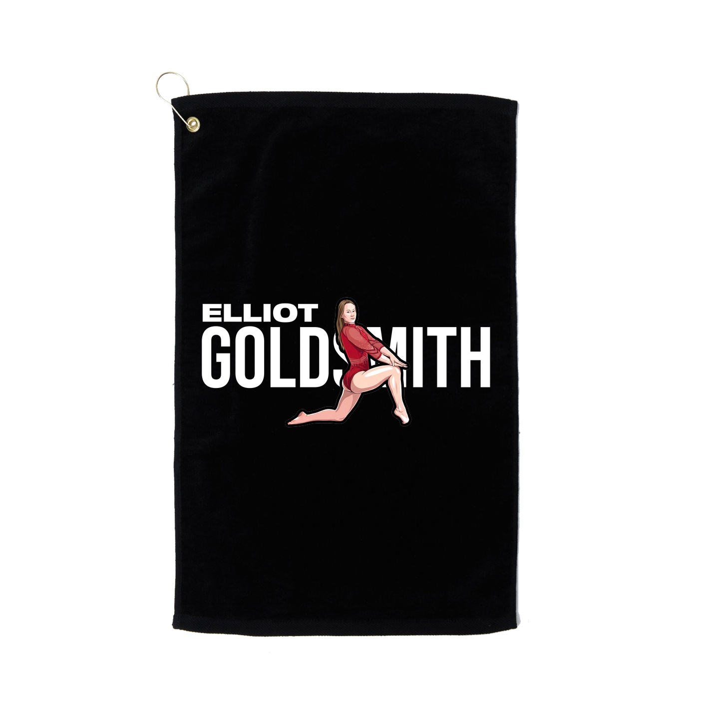 Golf Towel — Player Name in Black