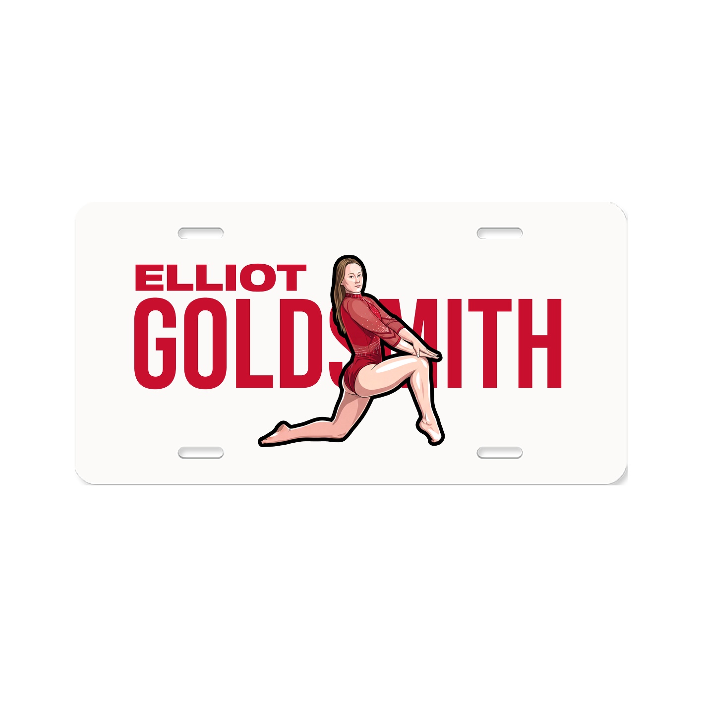 License Plate — Player Name in Classic