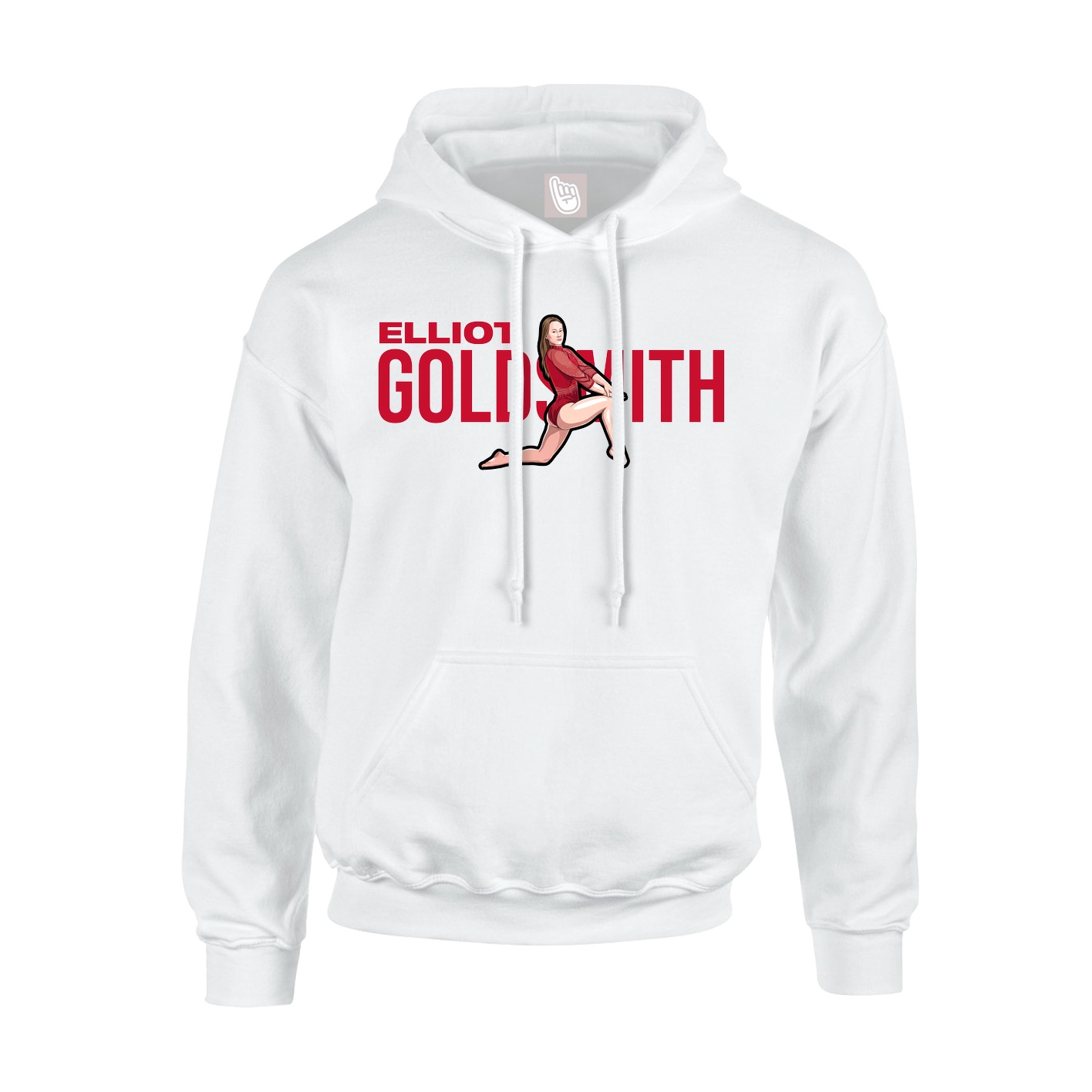 Youth Hoodie — Player Name in White