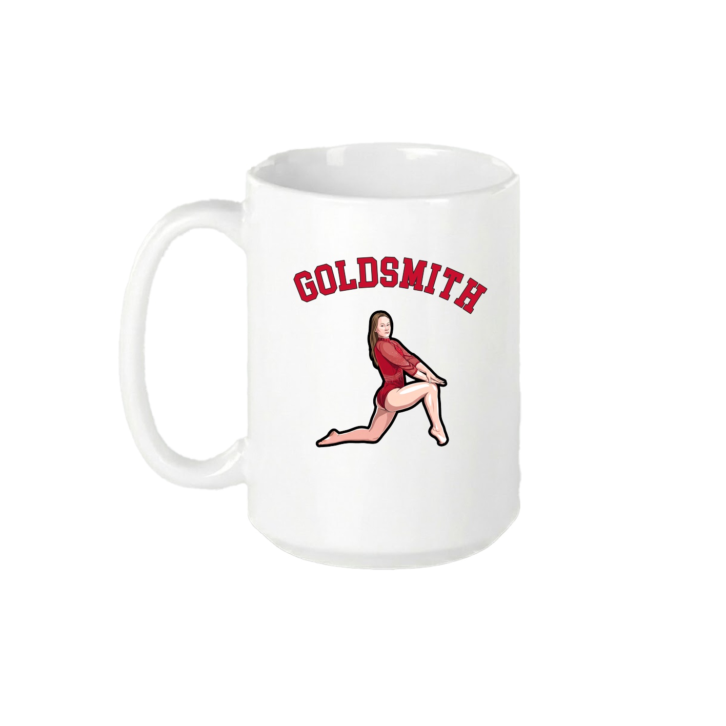 15oz Coffee Mug — Shirsey Arch in White