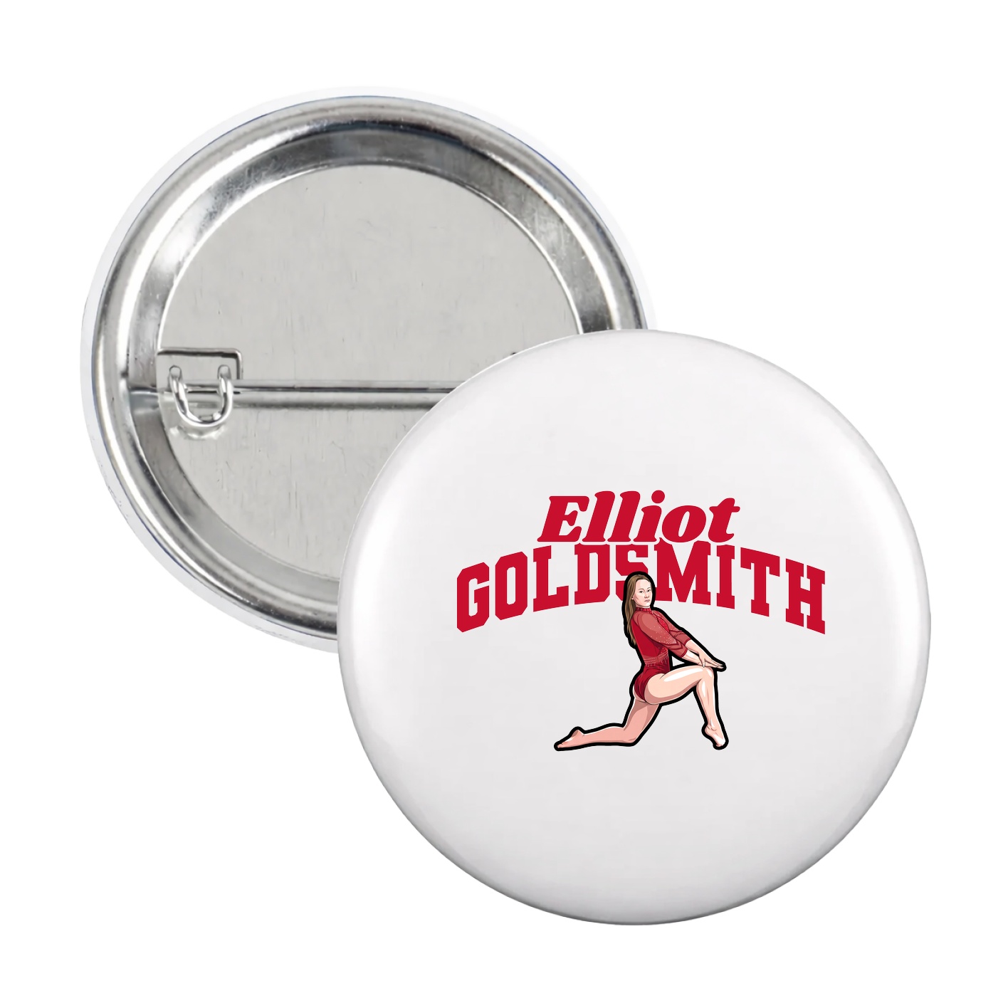 Game Day Button — Signature Arch in White