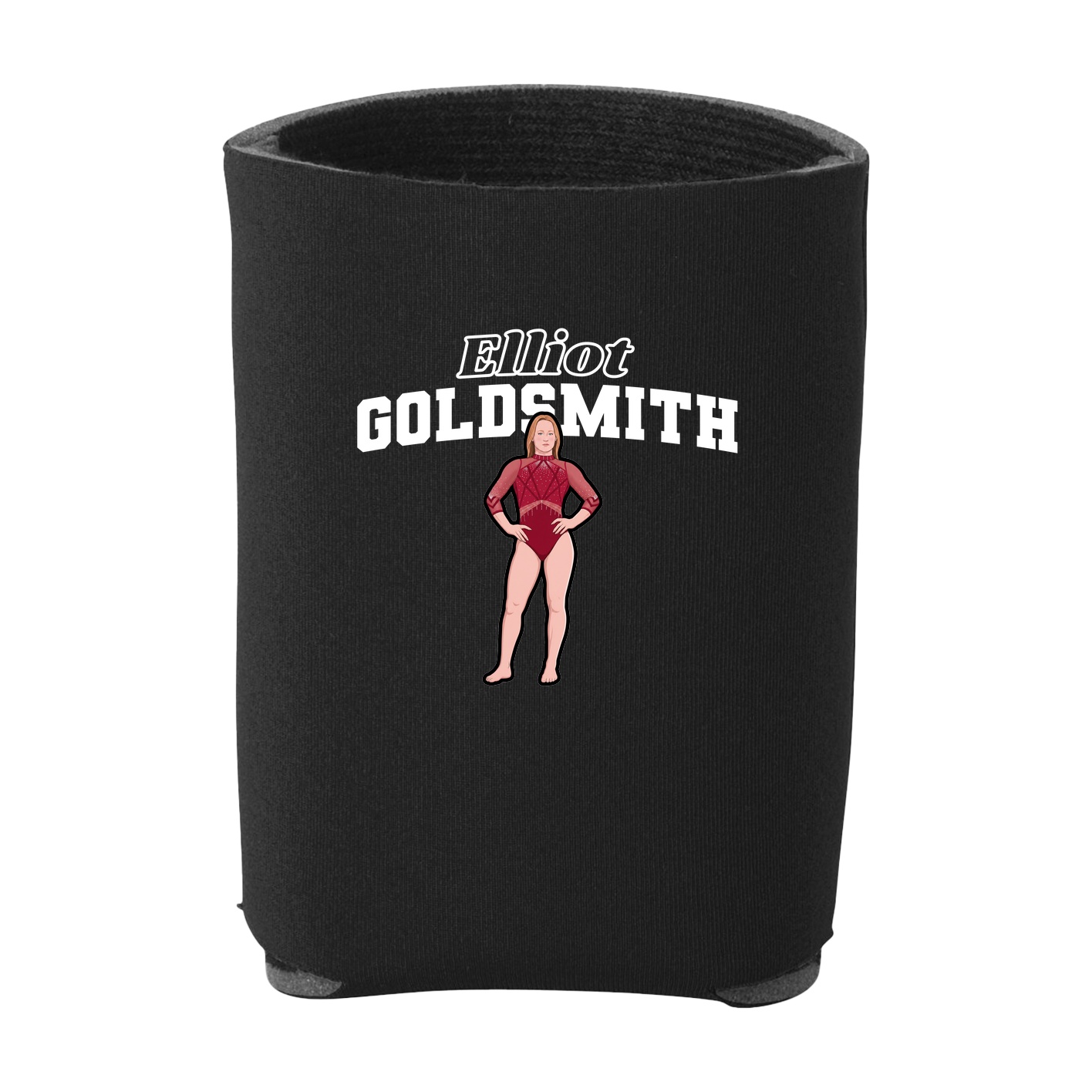 Can Holder — Name Arch in Black