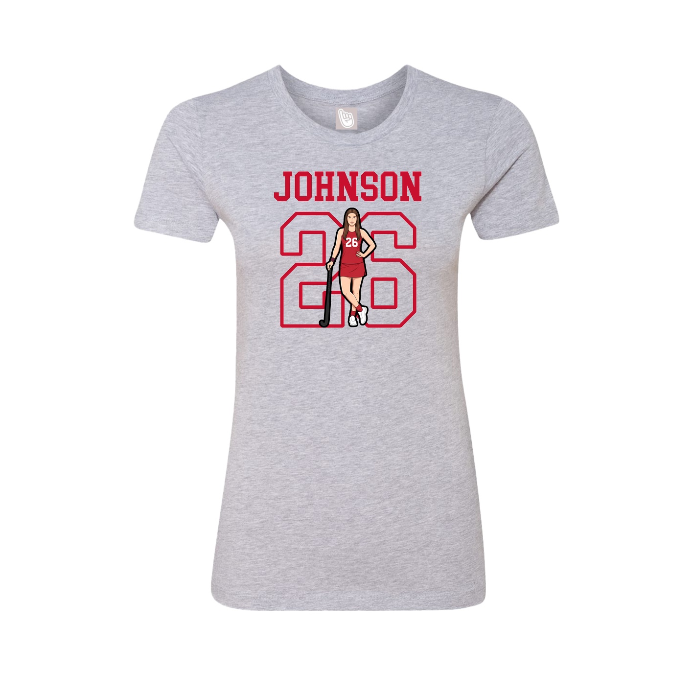 Fitted Women's Tee — Shirsey in Grey