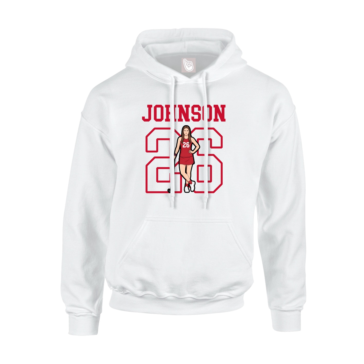 Youth Hoodie — Shirsey in White