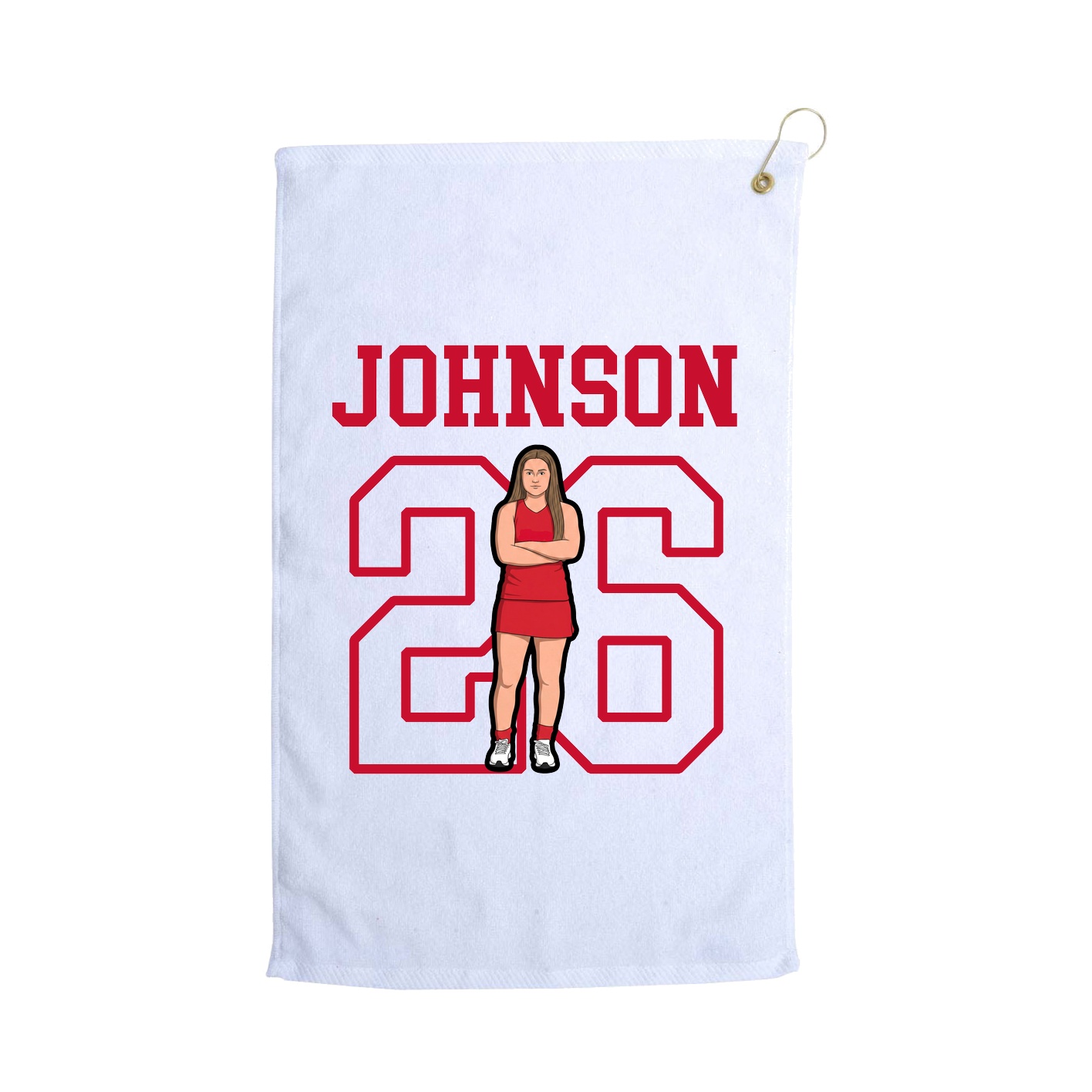 Golf Towel — Shirsey in White