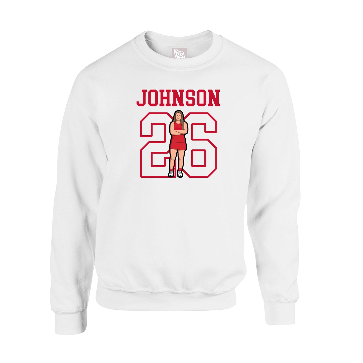 Fleece Crew — Shirsey in White