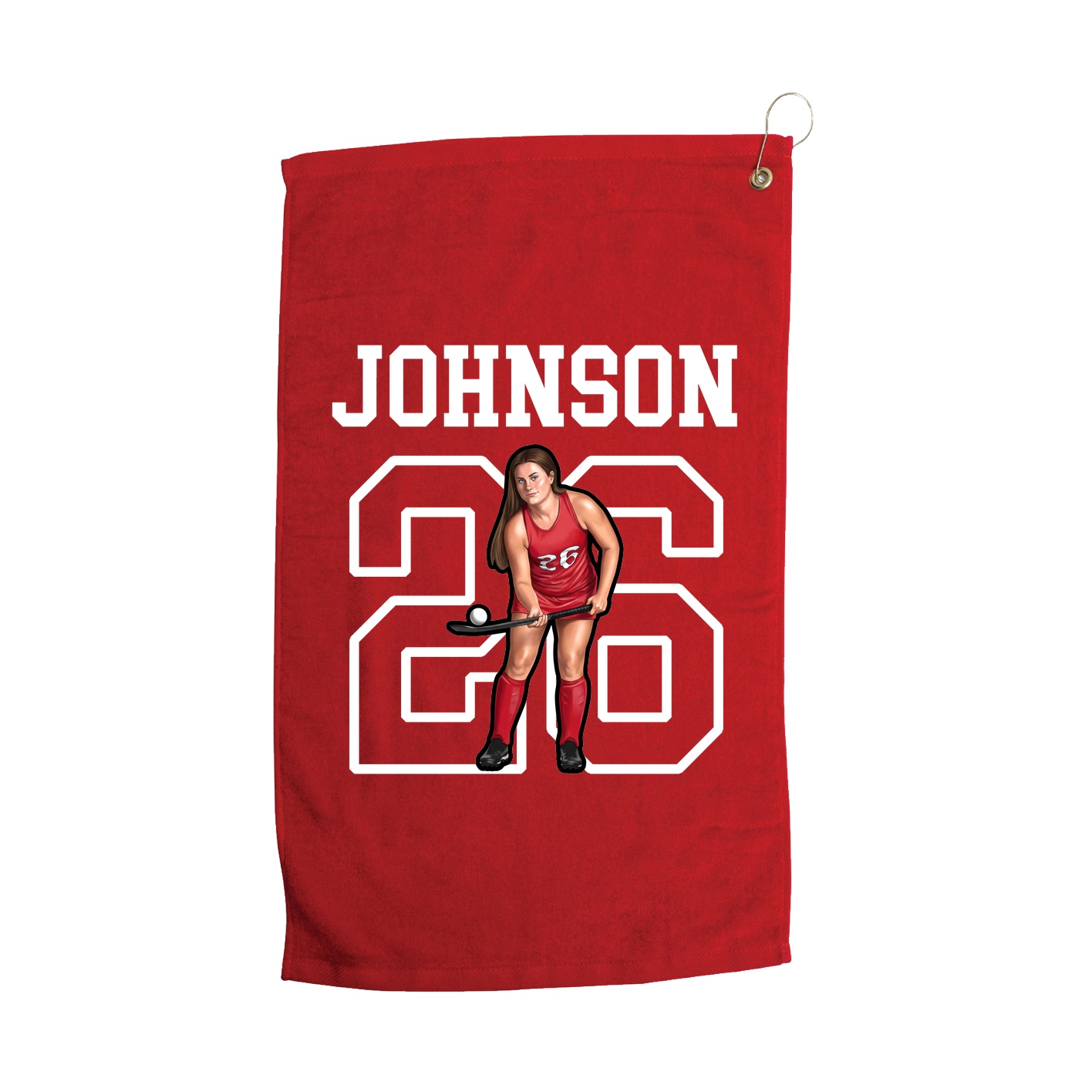Golf Towel — Shirsey in Red
