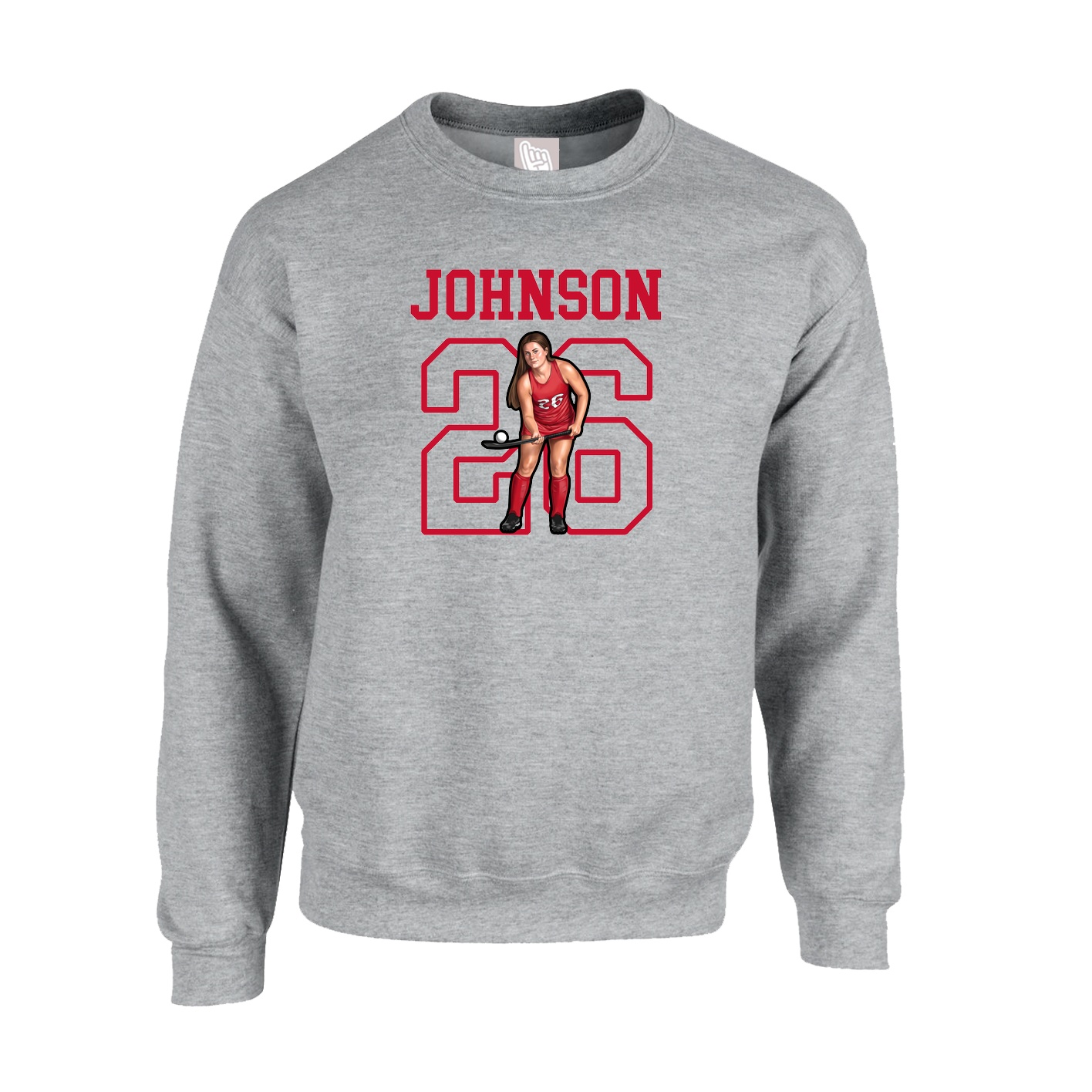 Fleece Crew — Shirsey in Grey