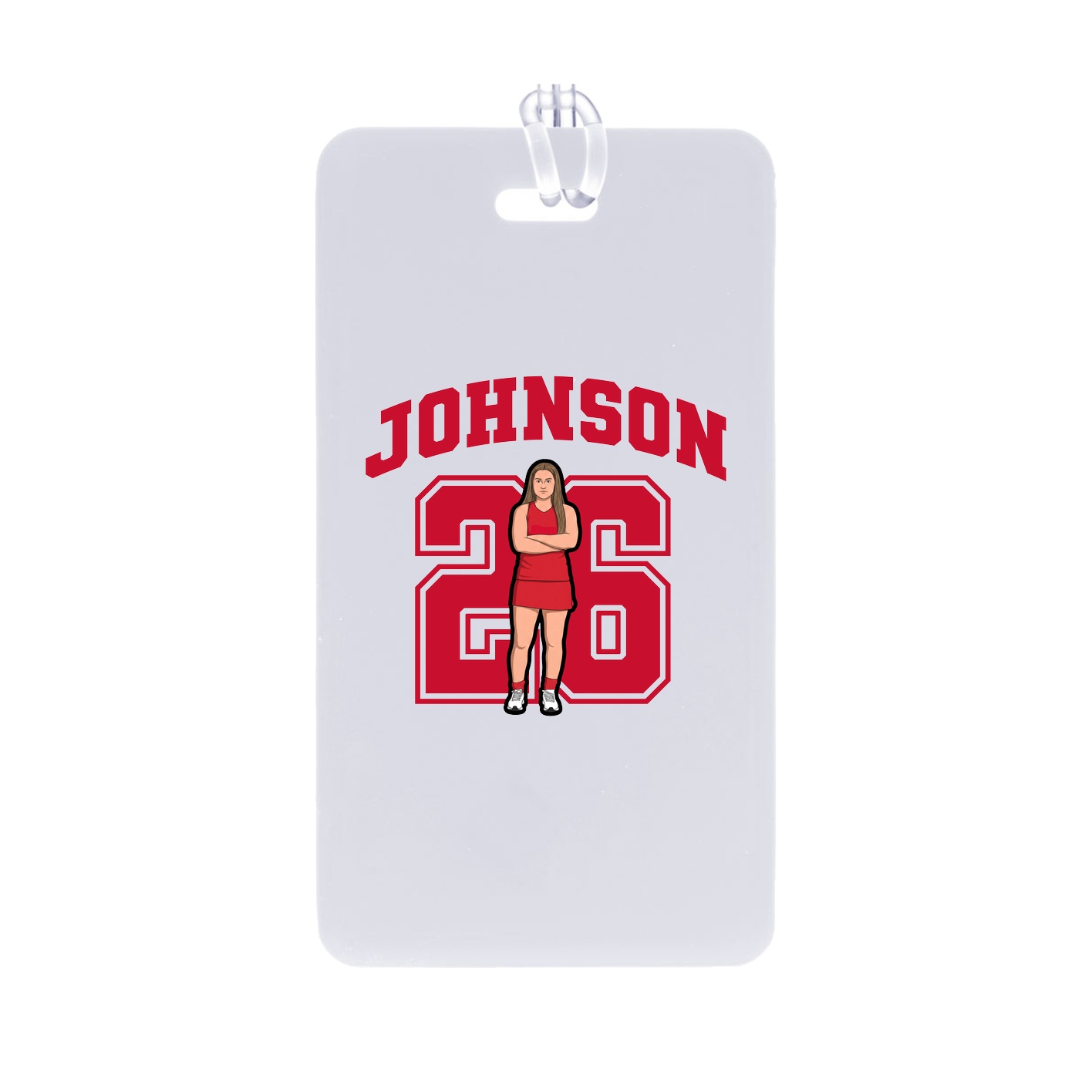 Bag Tag — Number in Classic