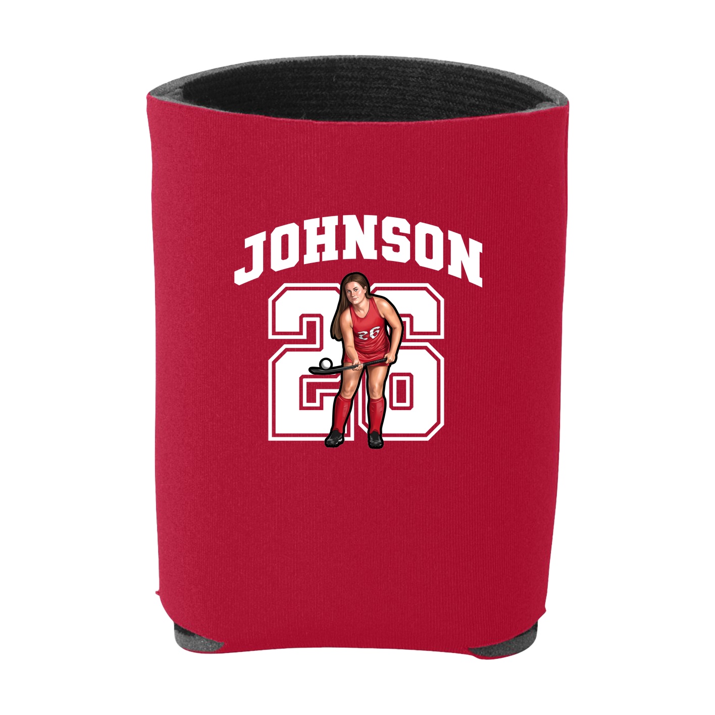 Can Holder — Number in Red