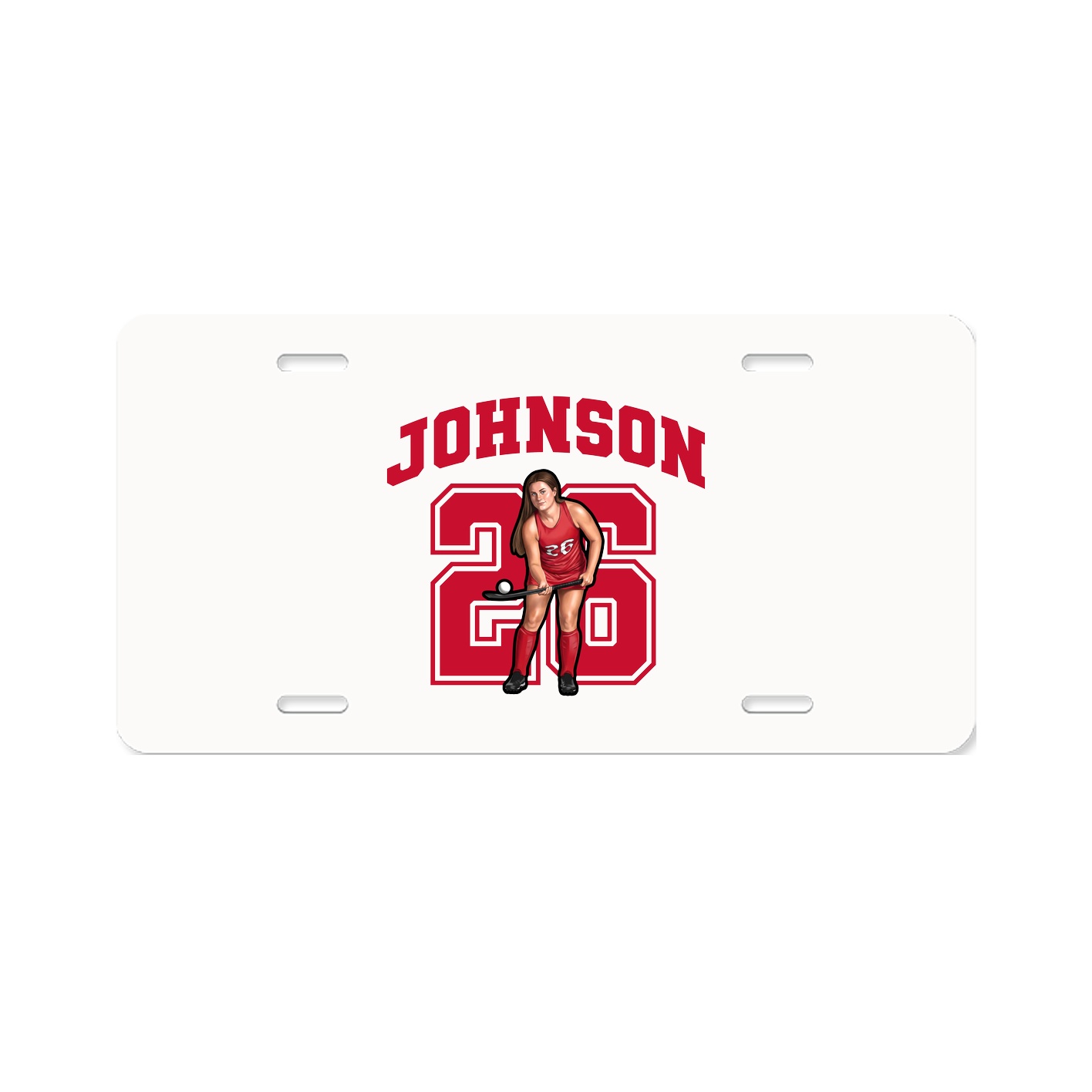License Plate — Number in Classic