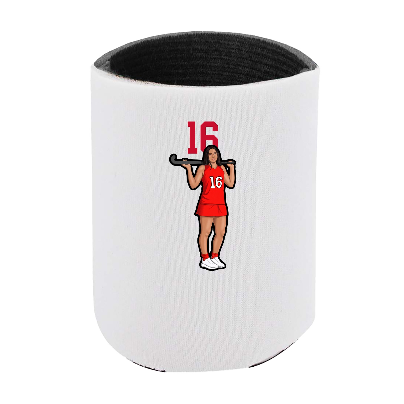 Can Holder — Number Top in White