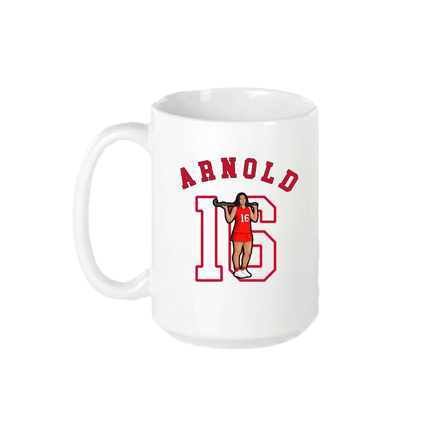 15oz Coffee Mug — Shirsey Arch in White