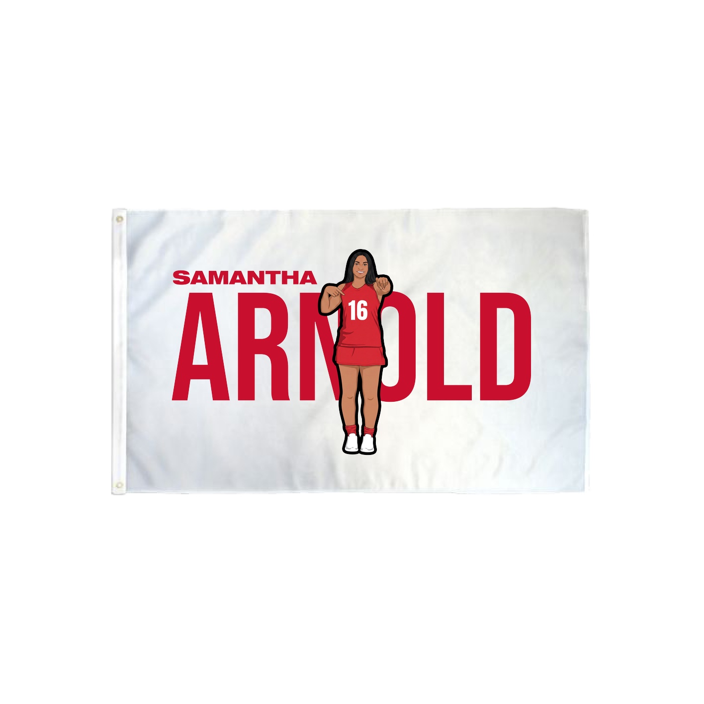 3x5 Flag — Player Name in Classic