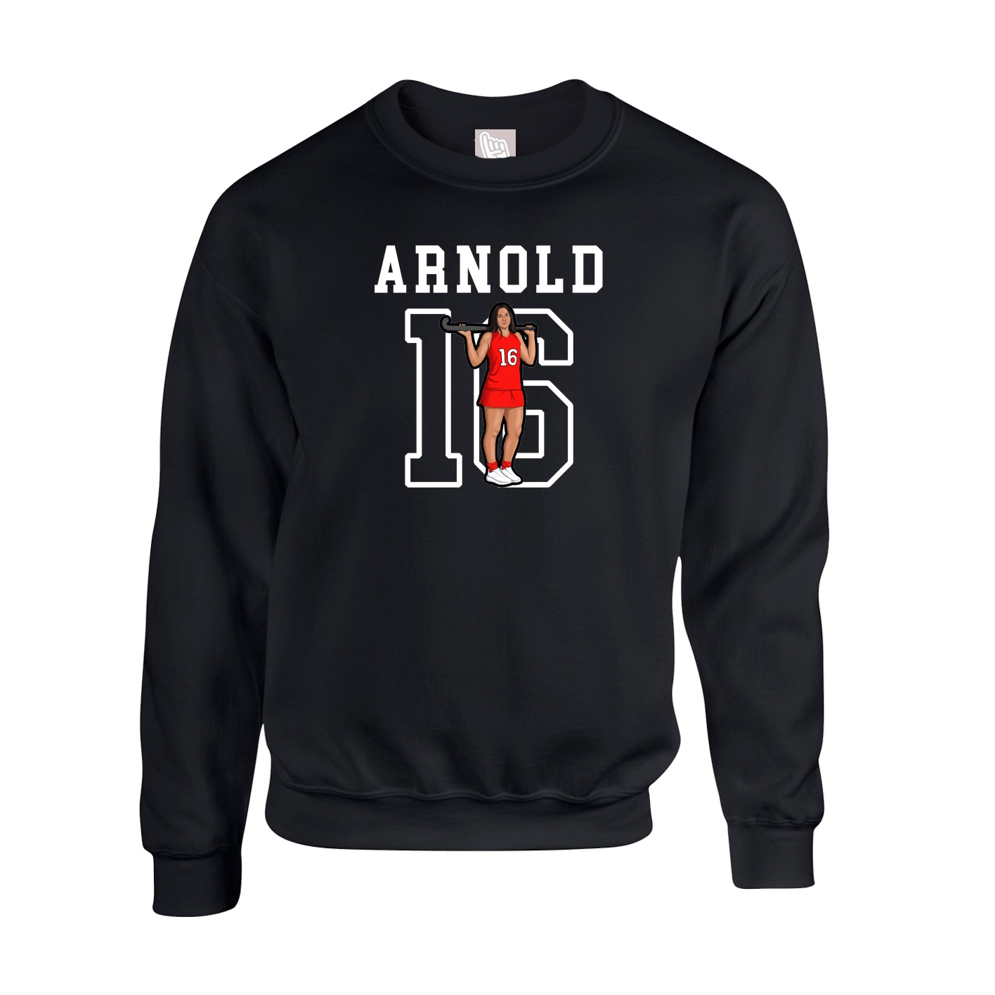 Fleece Crew — Shirsey in Black