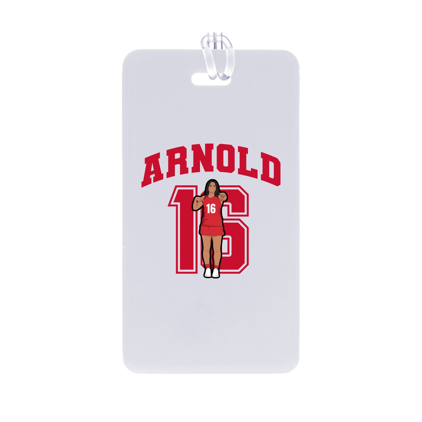 Bag Tag — Number in Classic