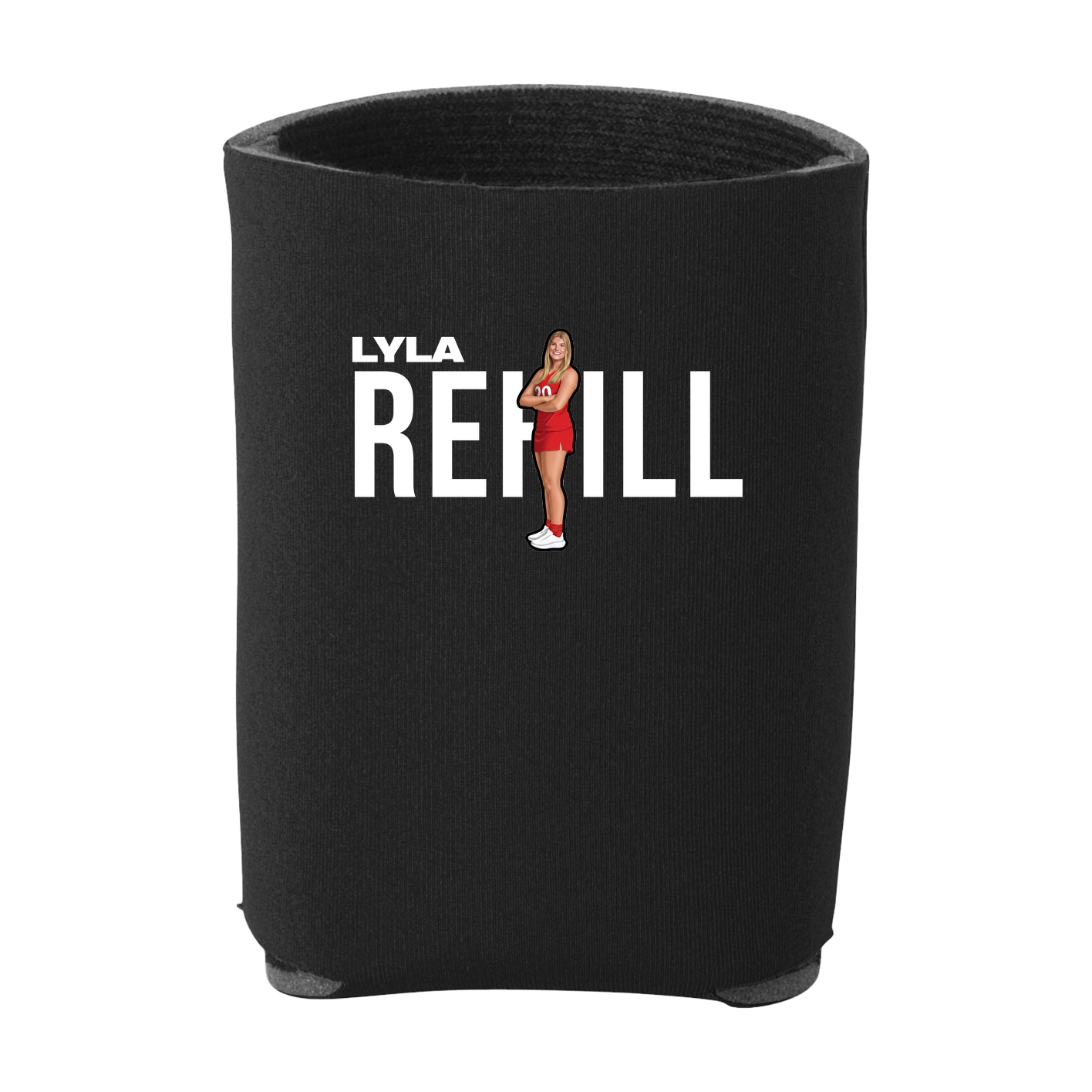 Can Holder — Player Name in Black