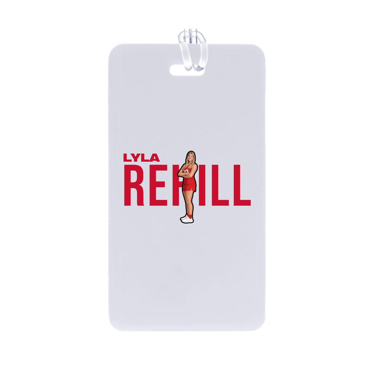 Bag Tag — Player Name in Classic
