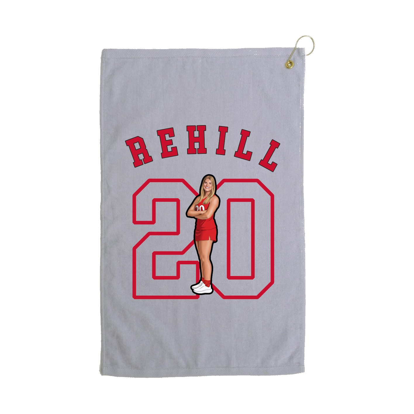 Golf Towel — Shirsey Arch in Grey