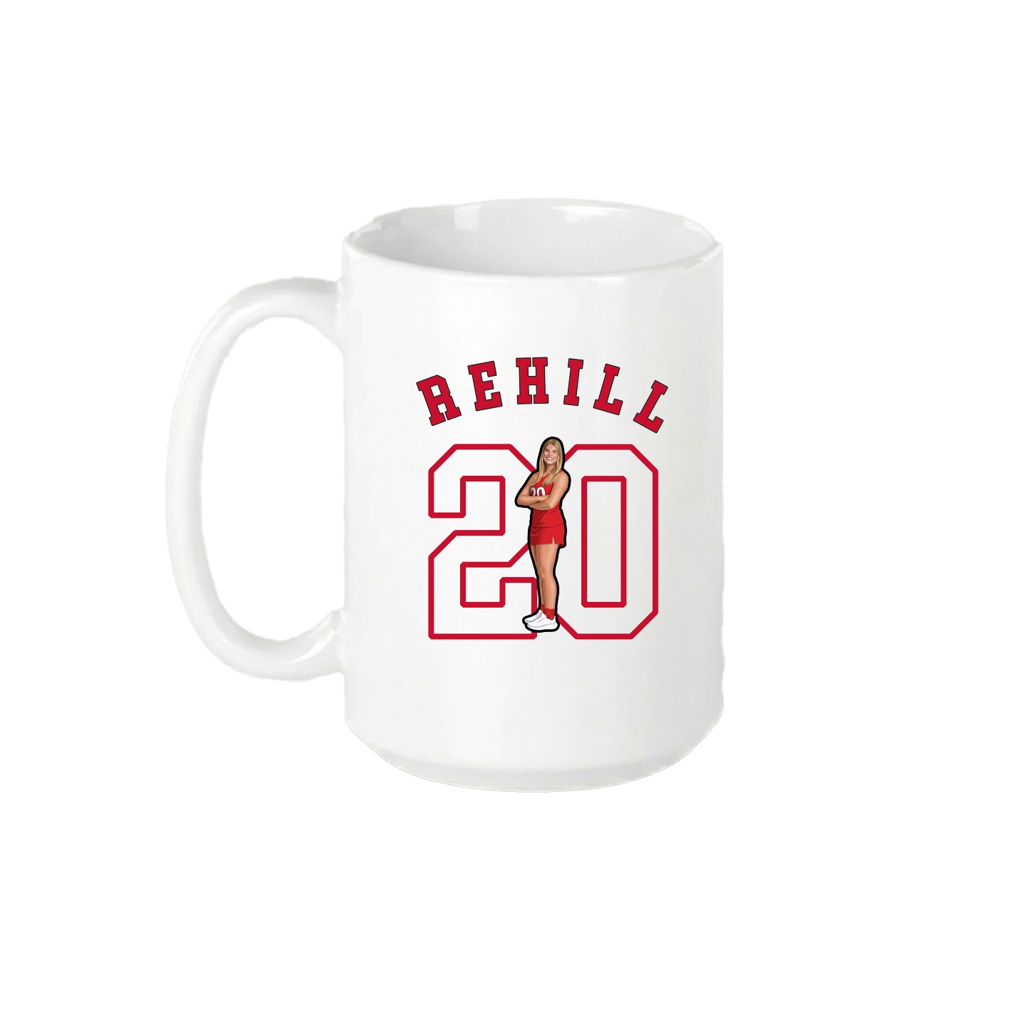 15oz Coffee Mug — Shirsey Arch in White