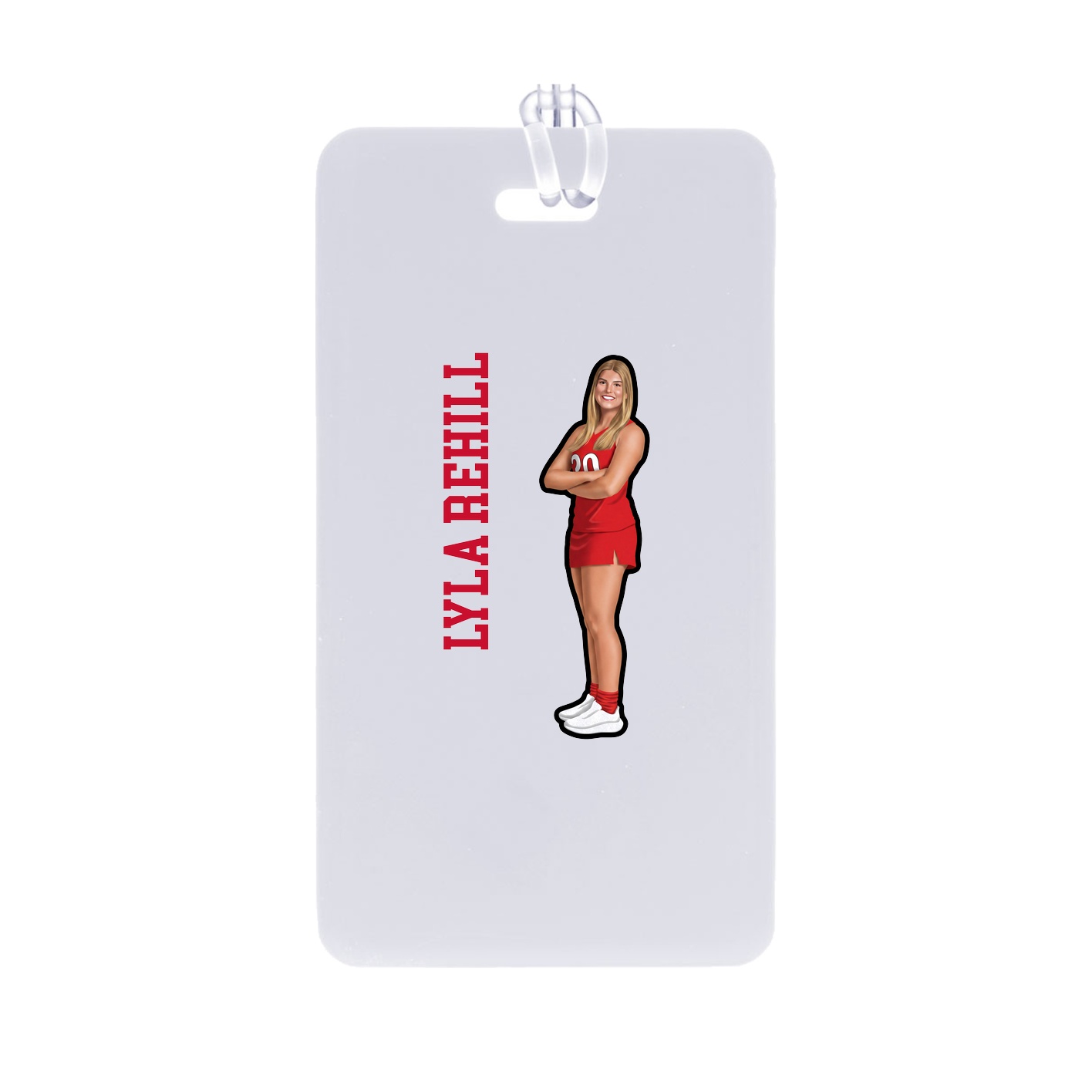 Bag Tag — Name Vertical in Classic