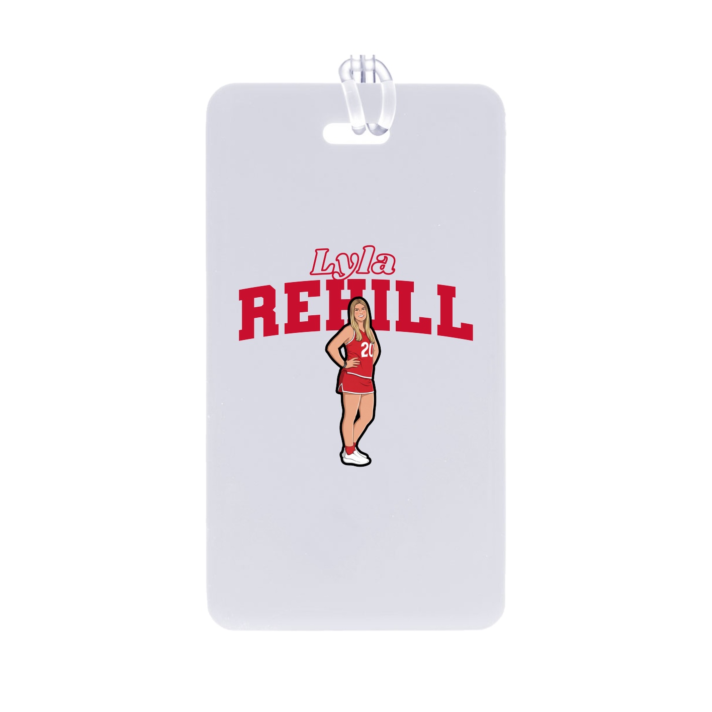 Bag Tag — Name Arch in Classic