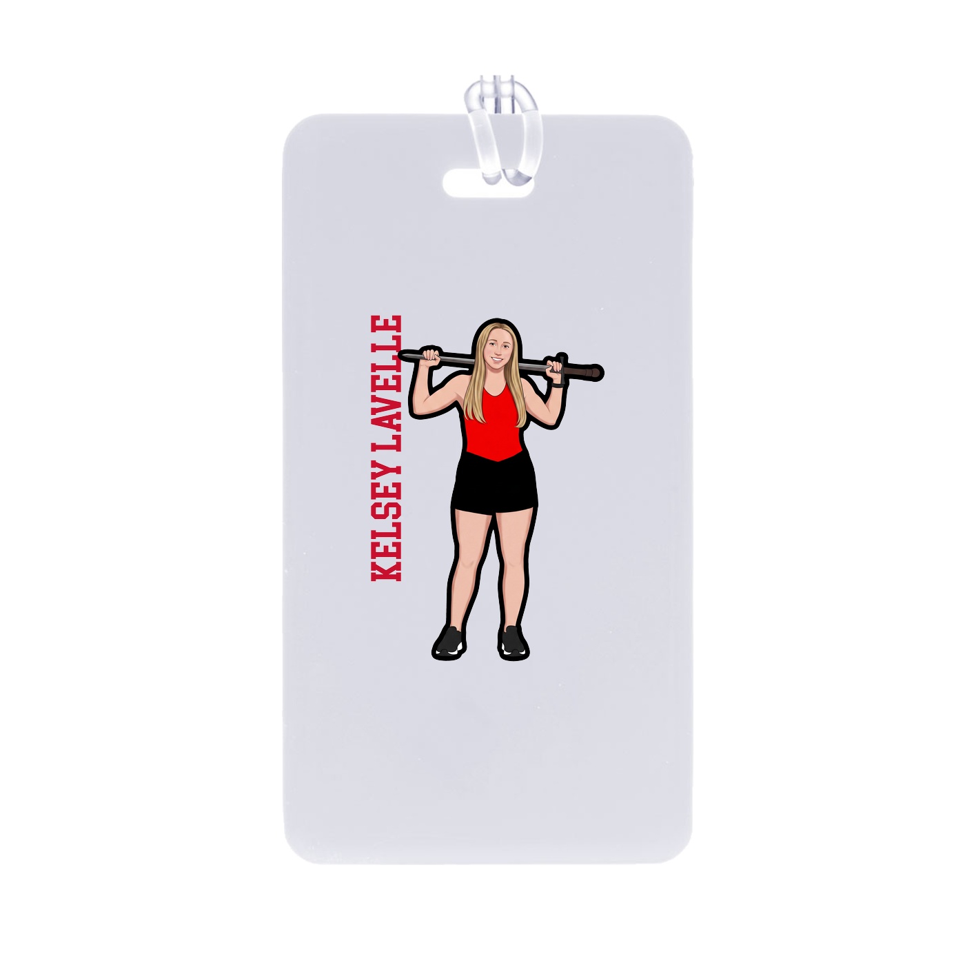 Bag Tag — Name Vertical in Classic