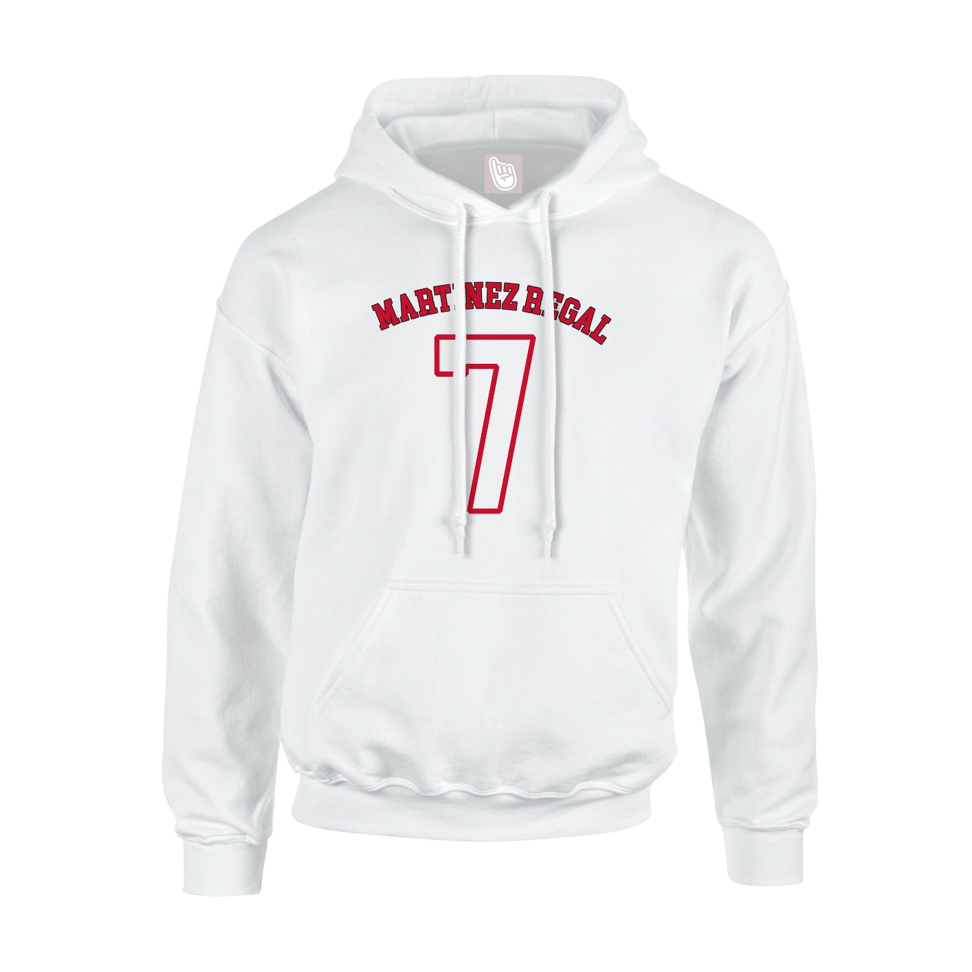Hoodie — Shirsey Arch in White