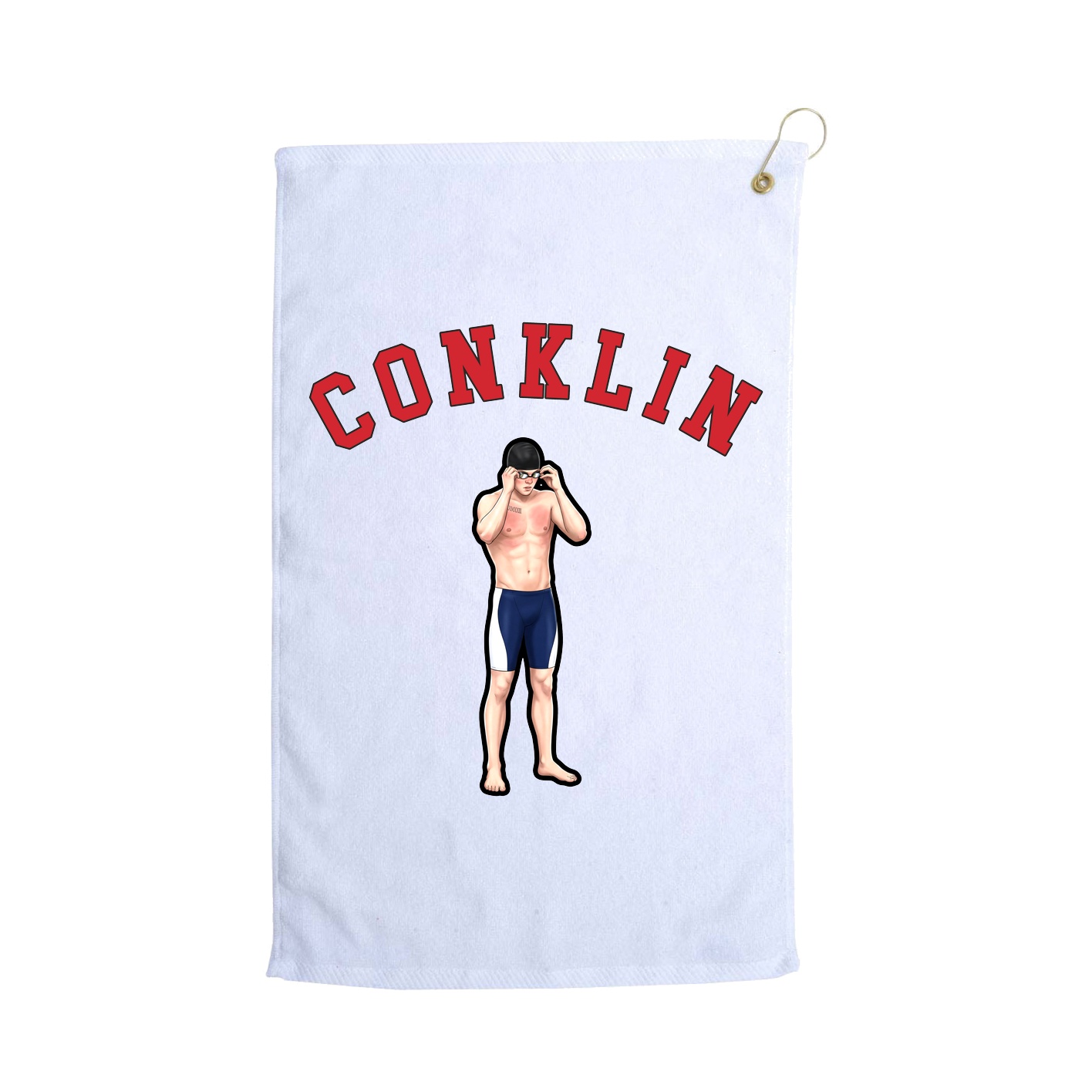 Golf Towel — Shirsey Arch in White
