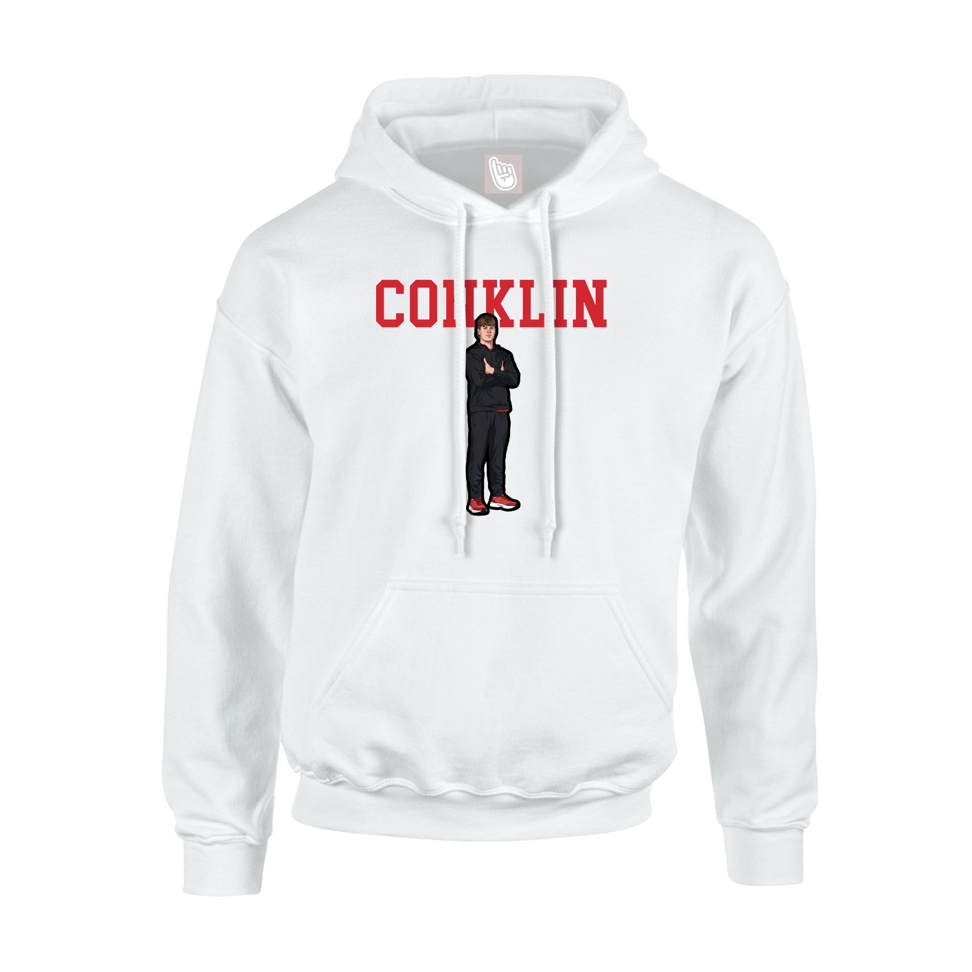 Hoodie — Shirsey in White