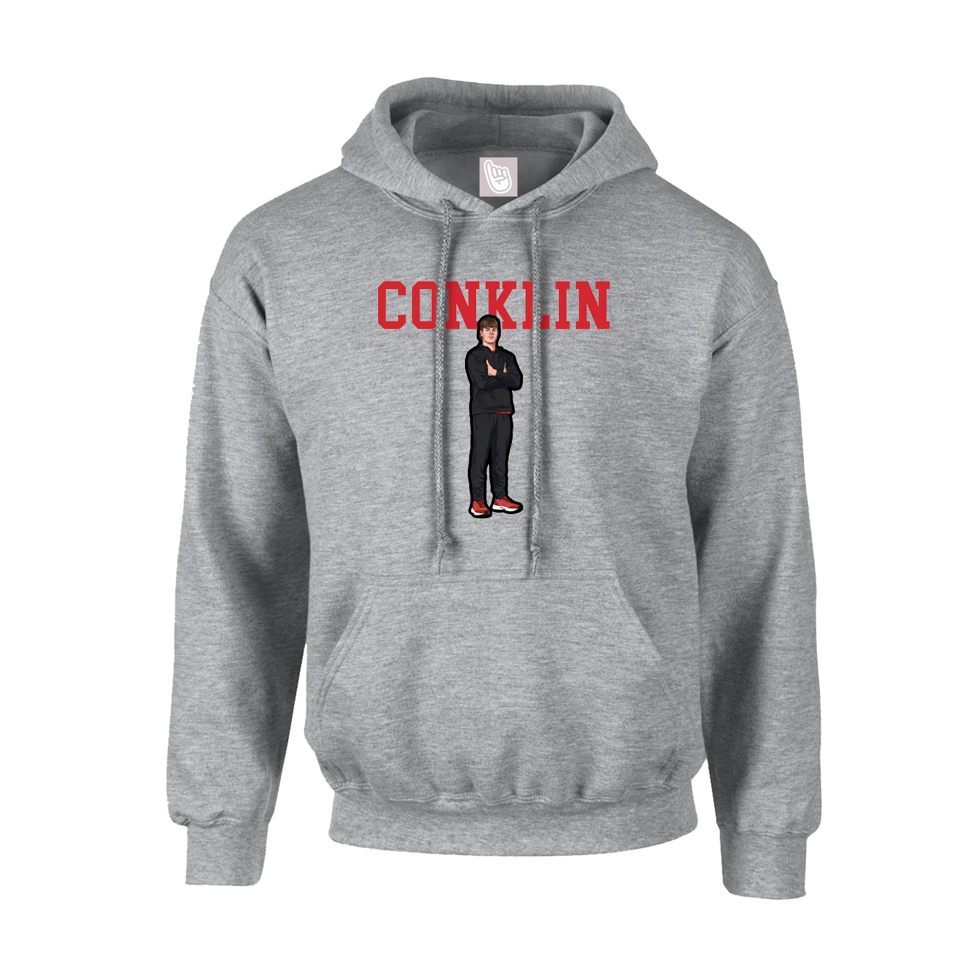 Youth Hoodie — Shirsey in Grey