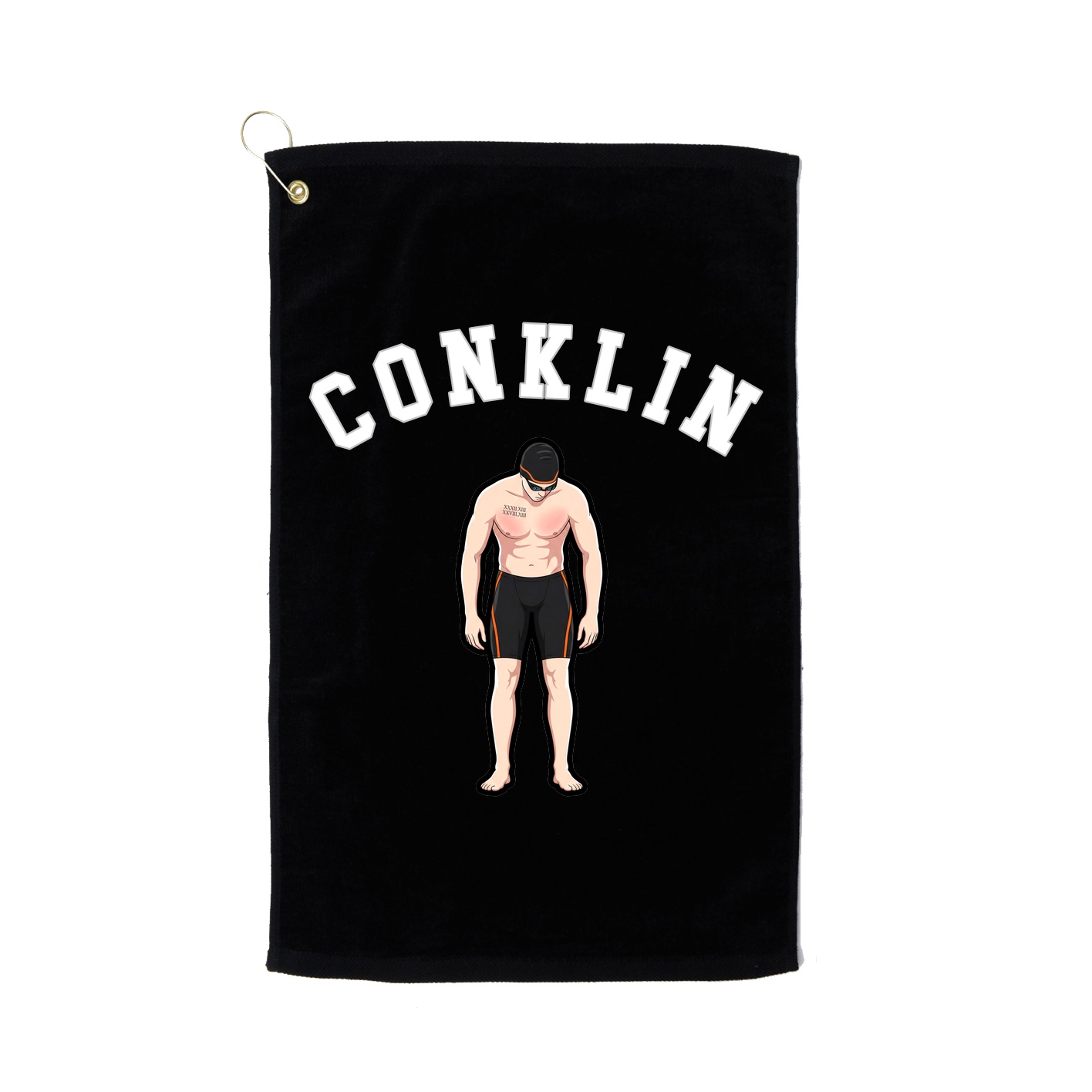 Golf Towel — Shirsey Arch in Black