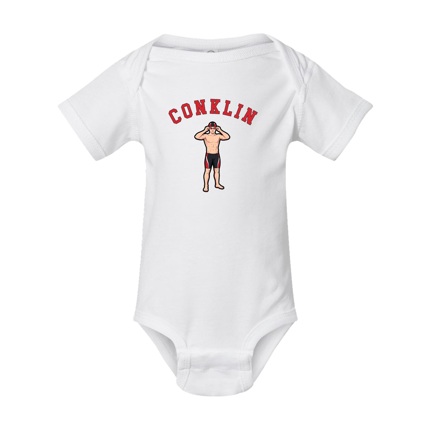 Baby Onesie — Shirsey Arch in White