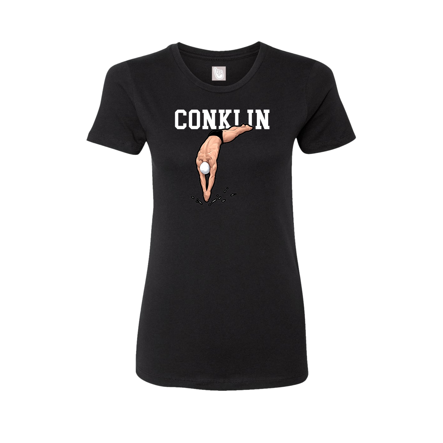 Fitted Women's Tee — Shirsey in Black