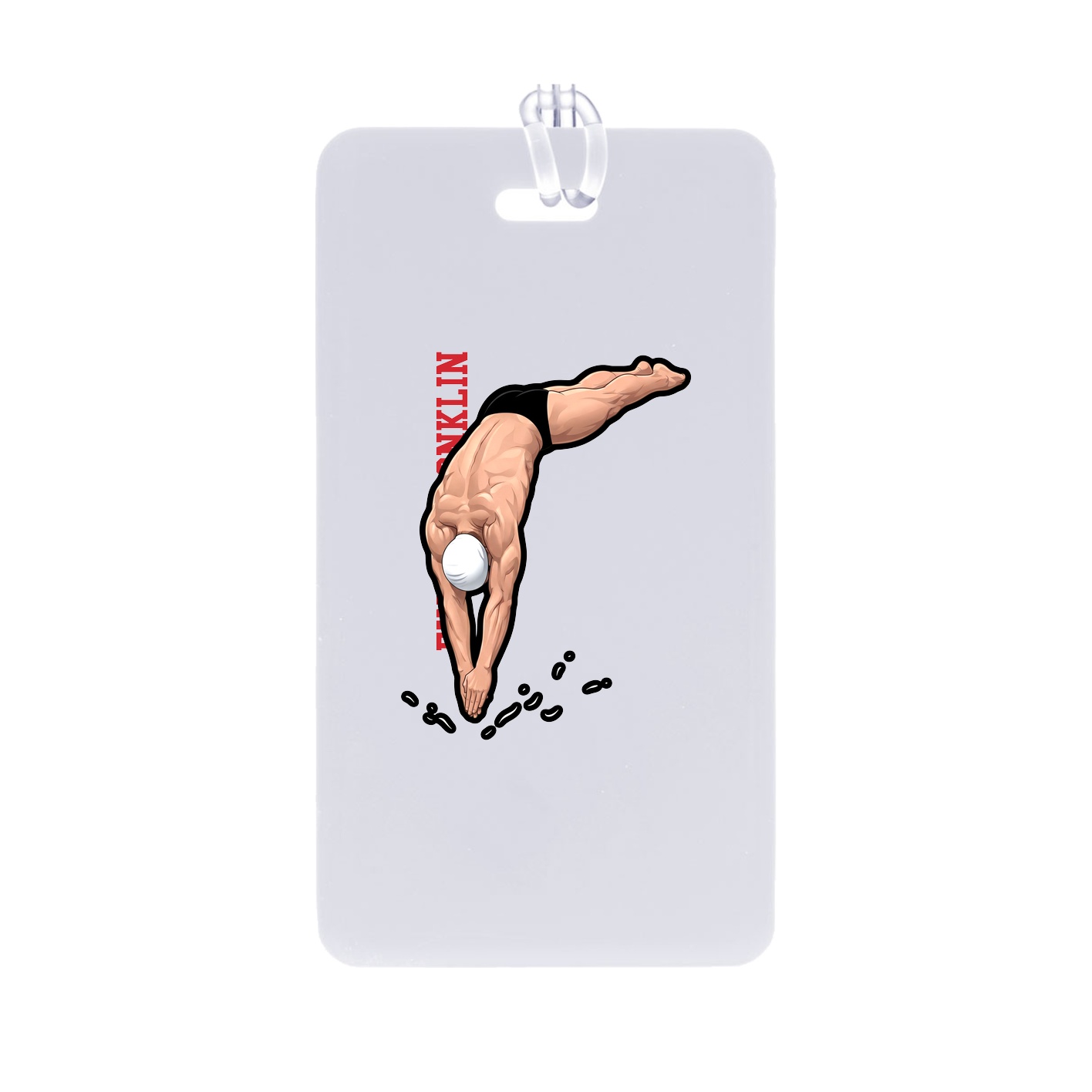 Bag Tag — Name Vertical in Classic